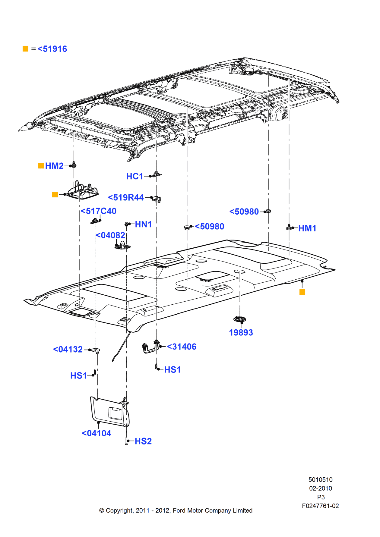 Ford -W716229-S424 Clip