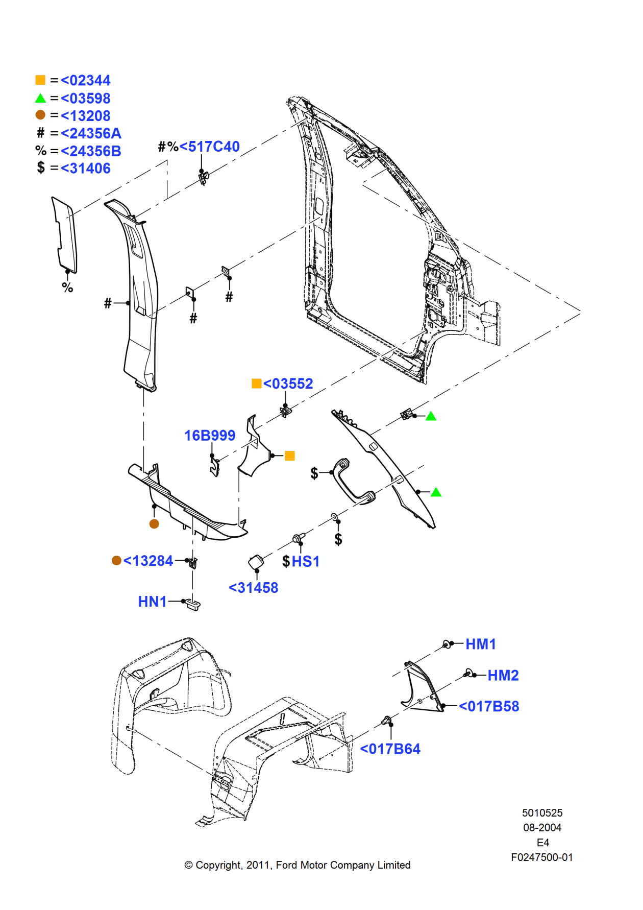 Ford BC2Z-16017B59-BA Panel, Front Driver Side