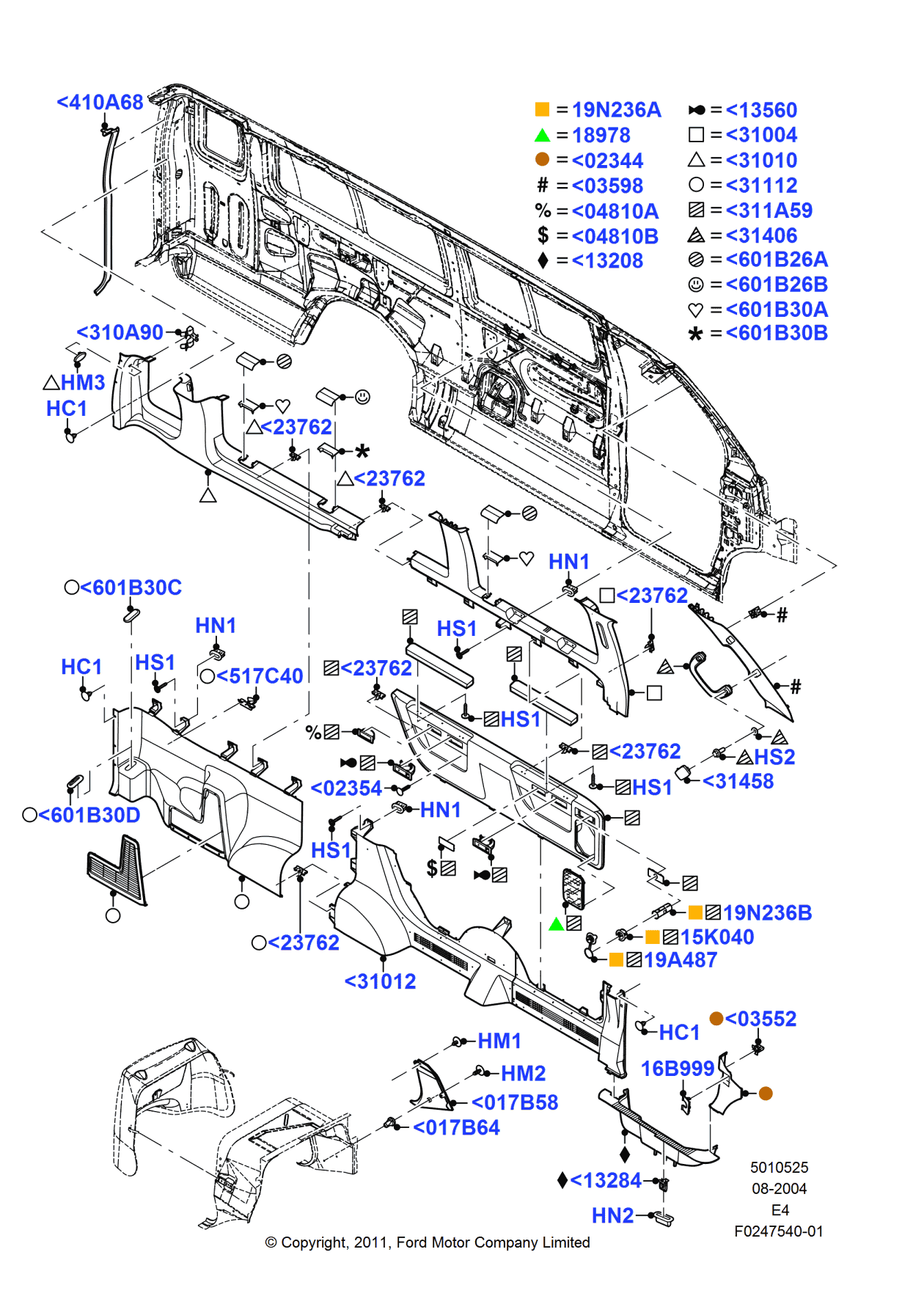 Ford 6C2Z-1631113-CAA Panel - Trim, Driver Side