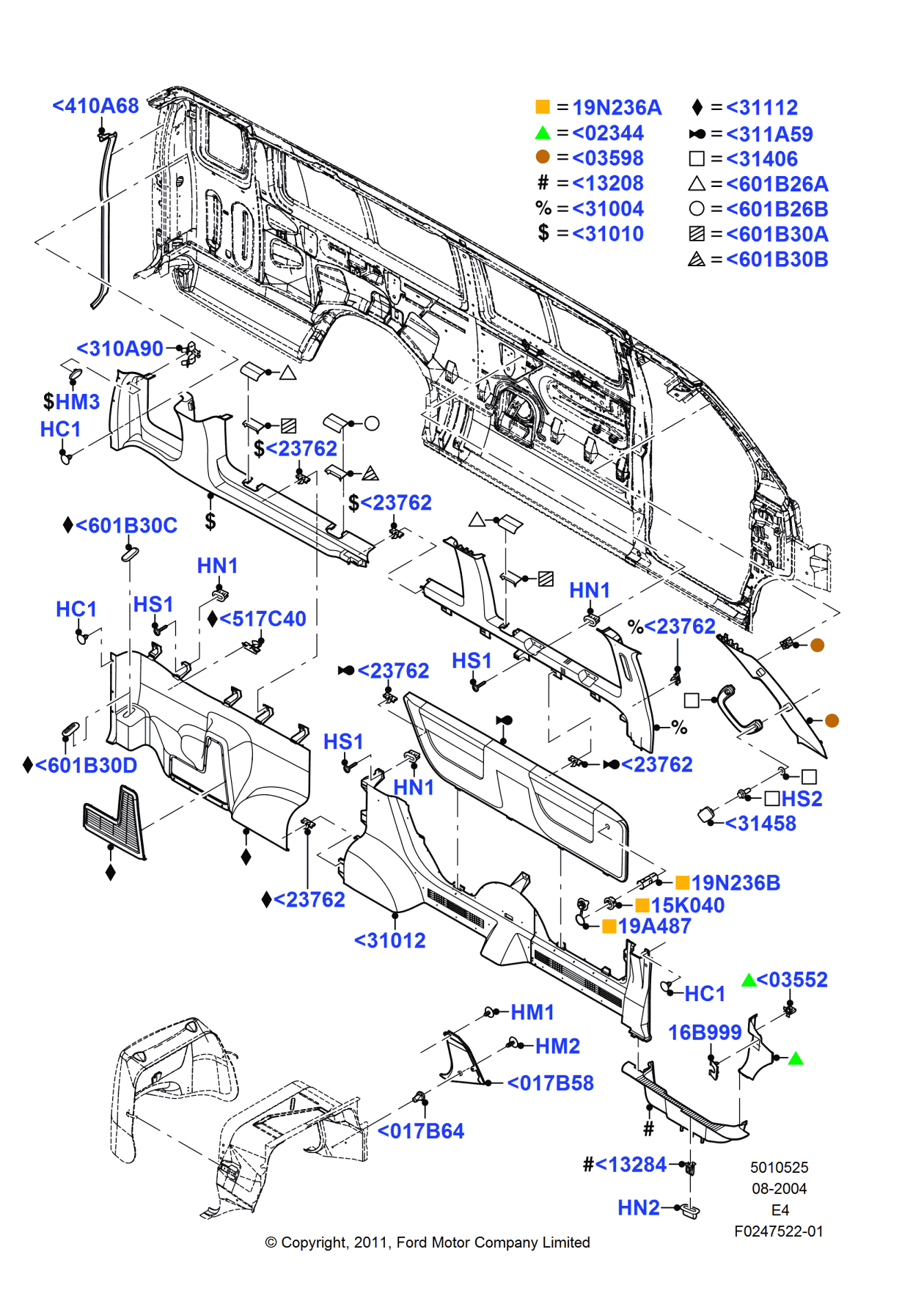 Ford 6C2Z-1631113-EAA Panel - Trim, Driver Side