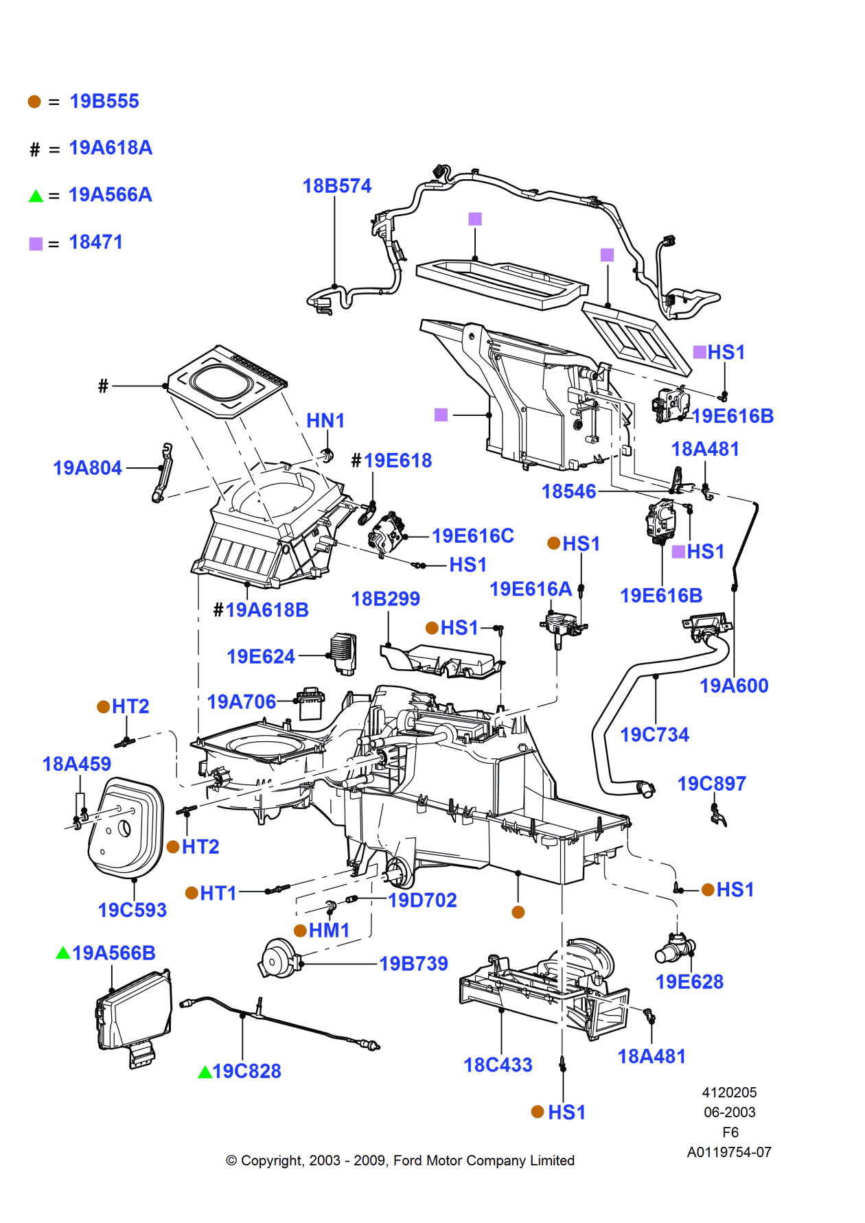 Ford 4L3Z-19D702-AA Cap