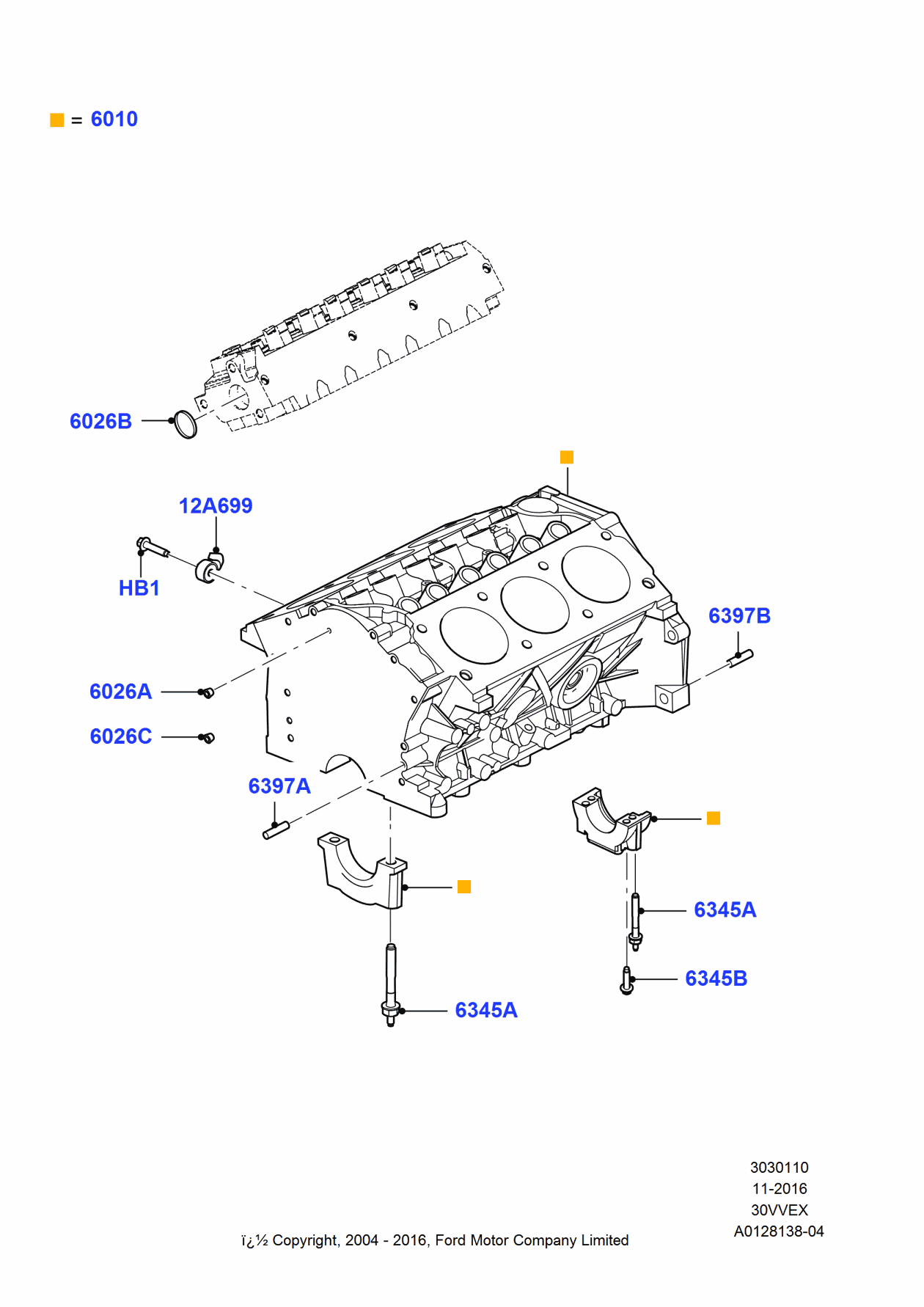 Ford -87837-S106 Plug - Threaded
