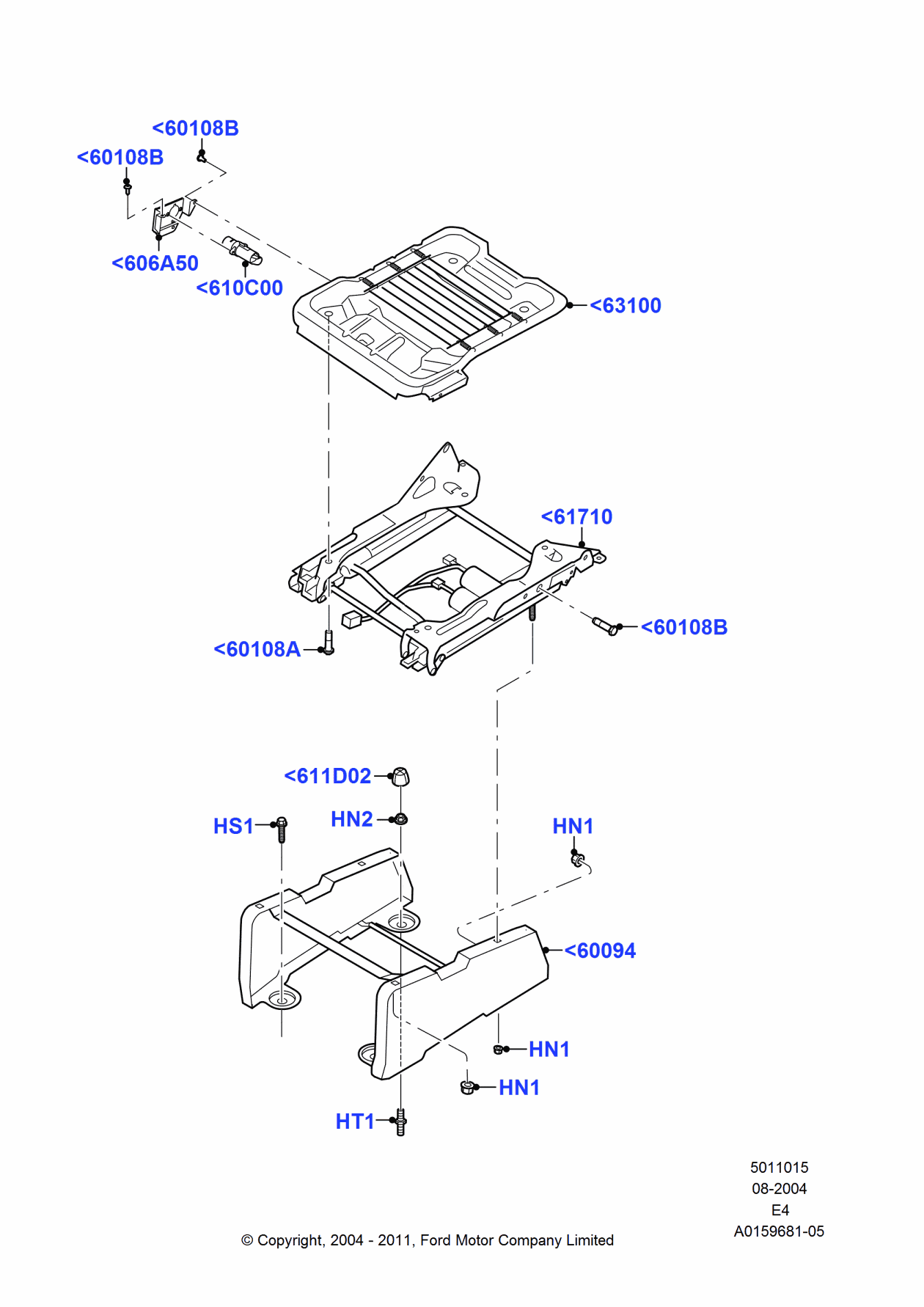 Ford CC2Z-15610C01-A Actuator Assembly