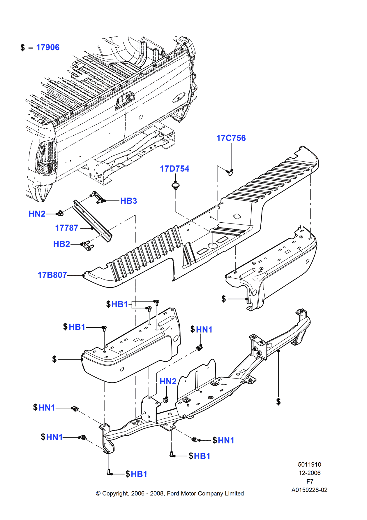 Ford 9C3Z-17B807-BACP Cover