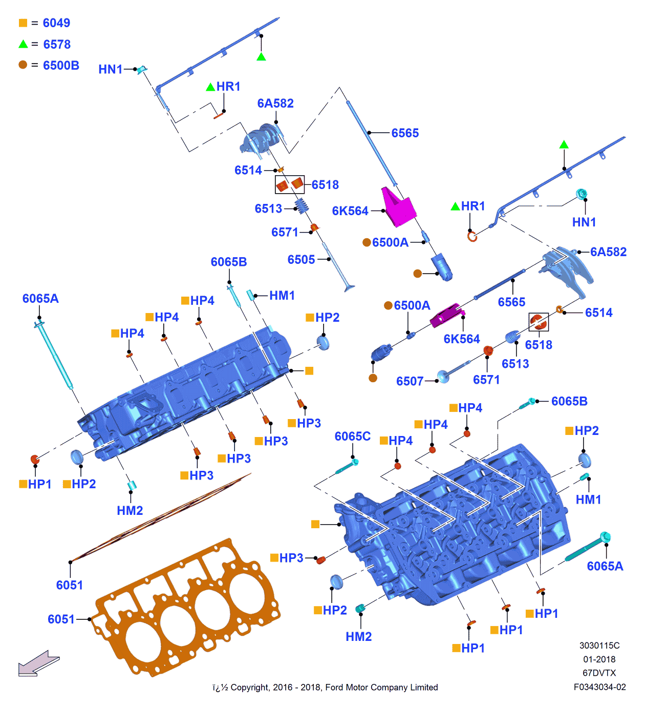 Ford -W714565-S300 Plug - Expansion