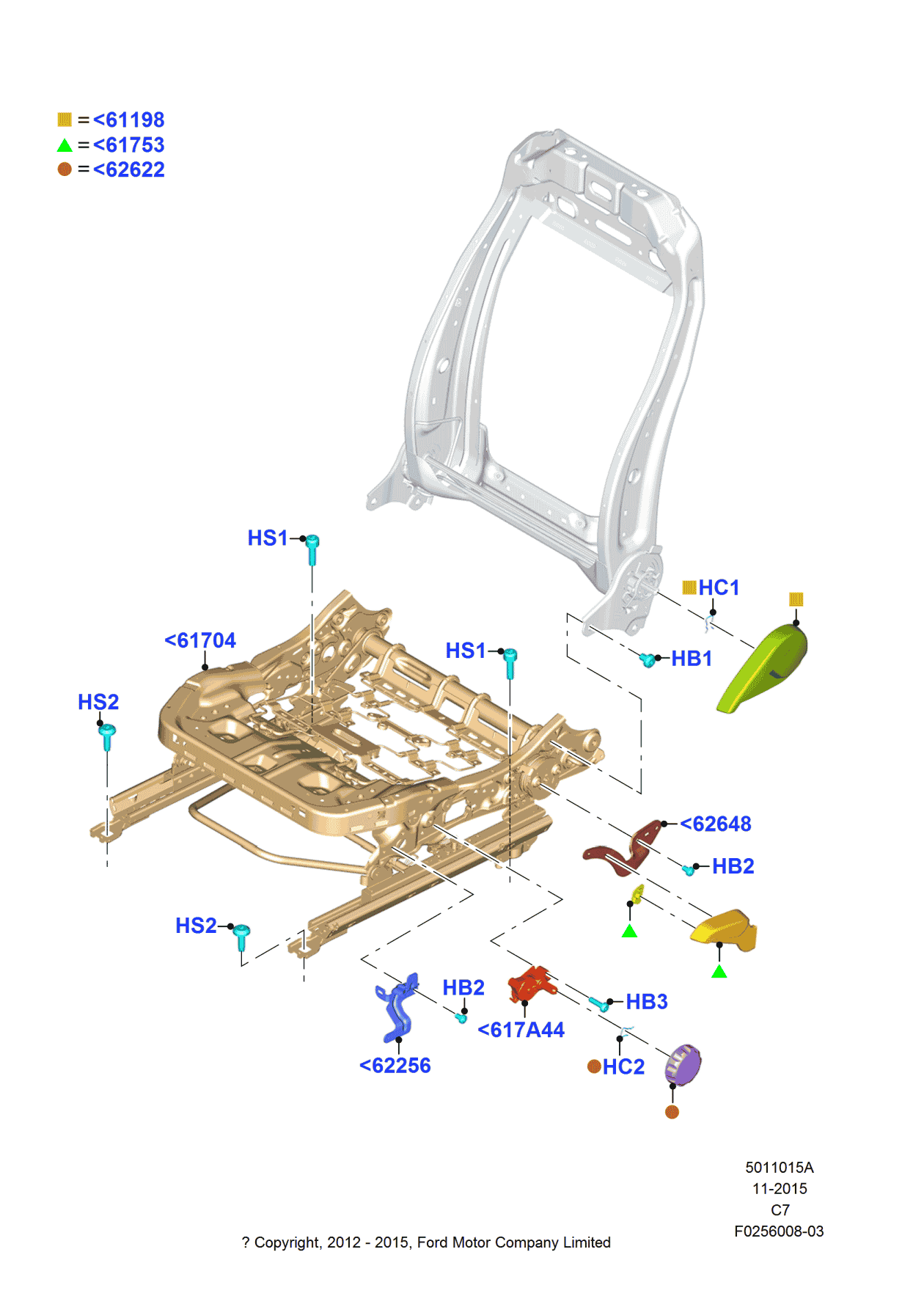 Ford -W715902-S424 Bolt - Hexagon Head