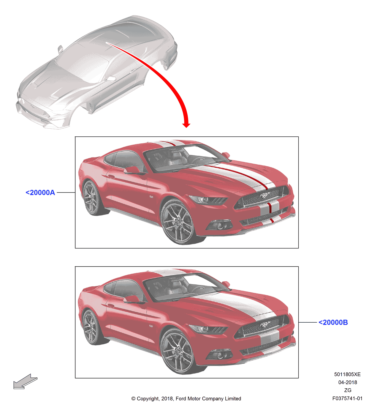 Ford VJR3Z-6320000-K Kit - Decal