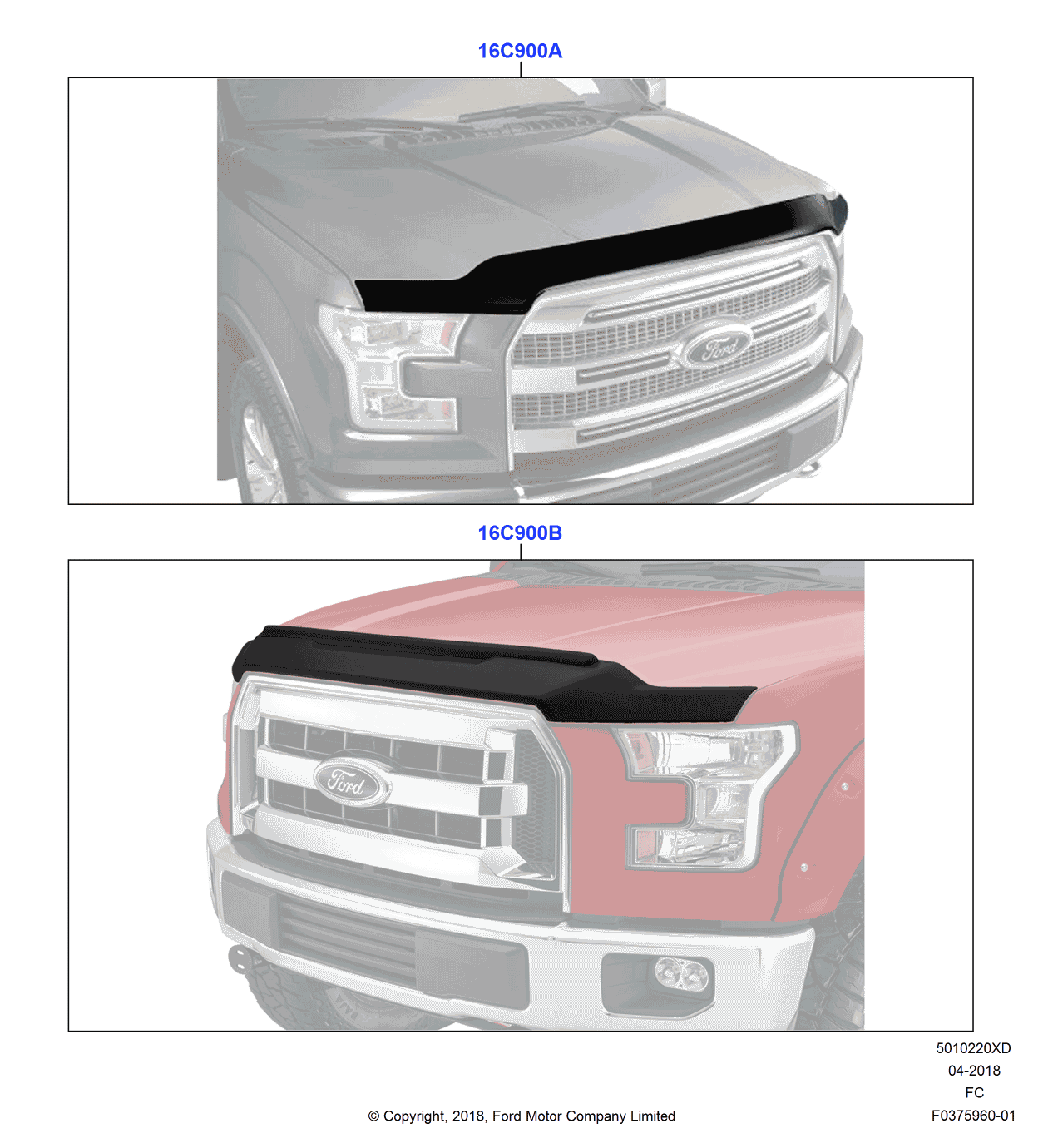 Ford VJL3Z16C900A Deflector