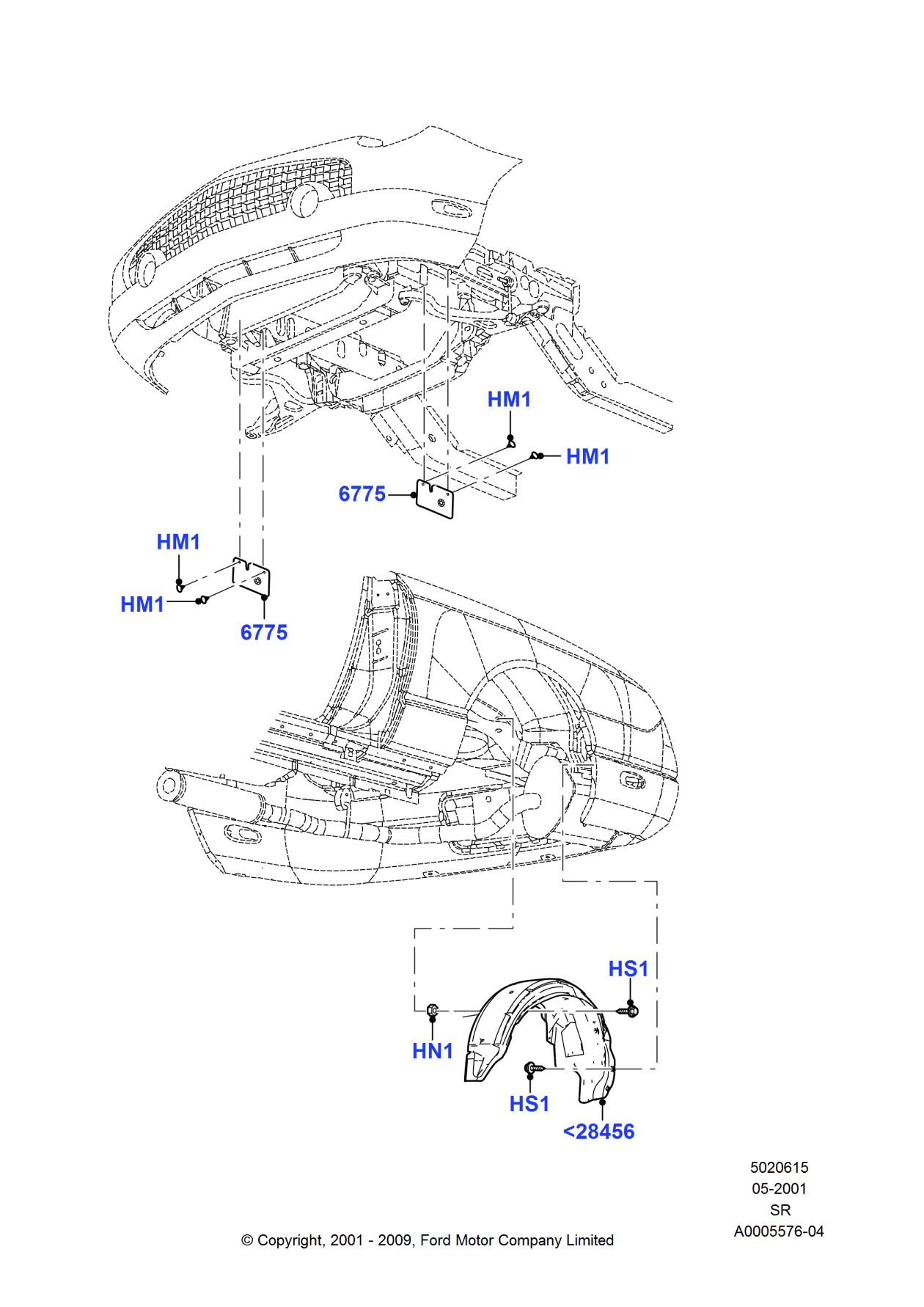 Ford XW4Z-6775-AA Shield - Engine Protecting