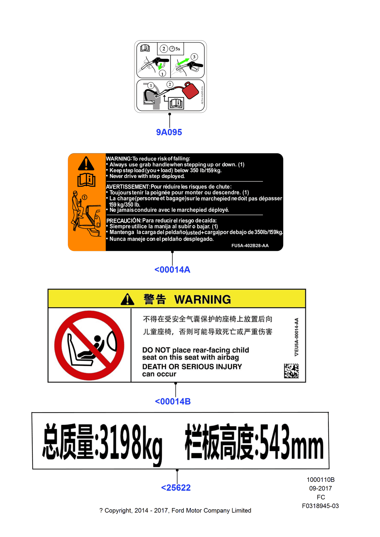Ford HL3Z-9900014-A Decal