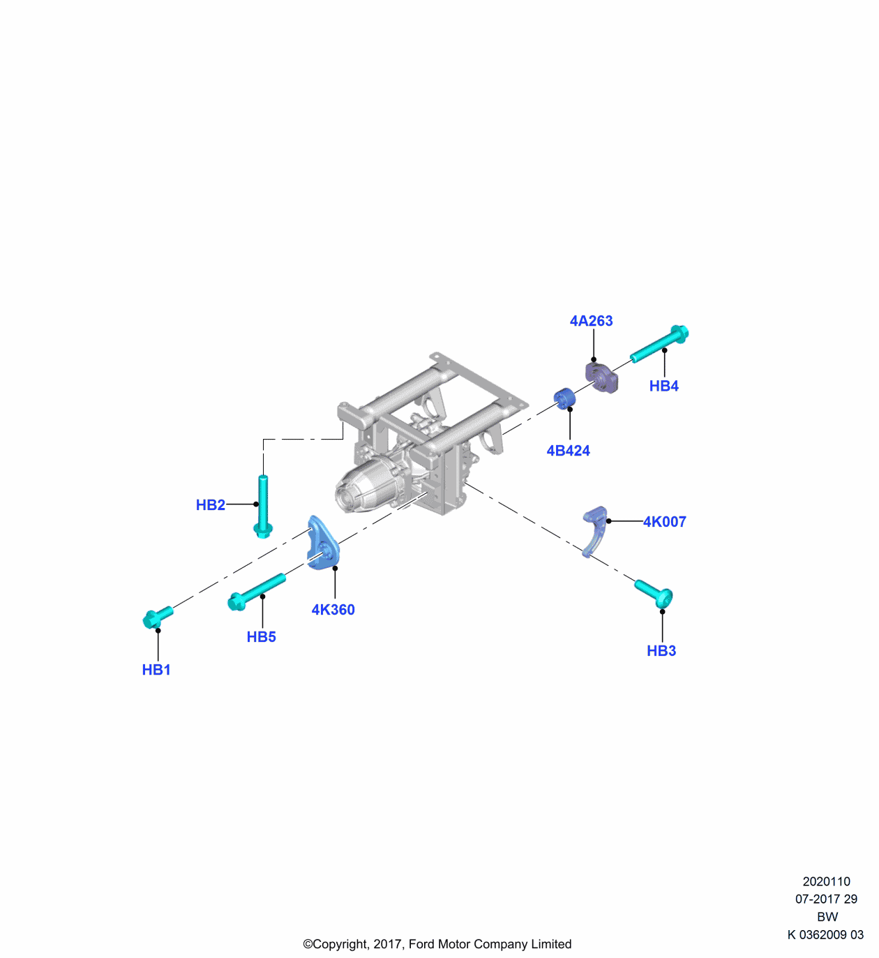 Ford GN1Z-4A263-C Damper - Drive Shaft, Passenger Side