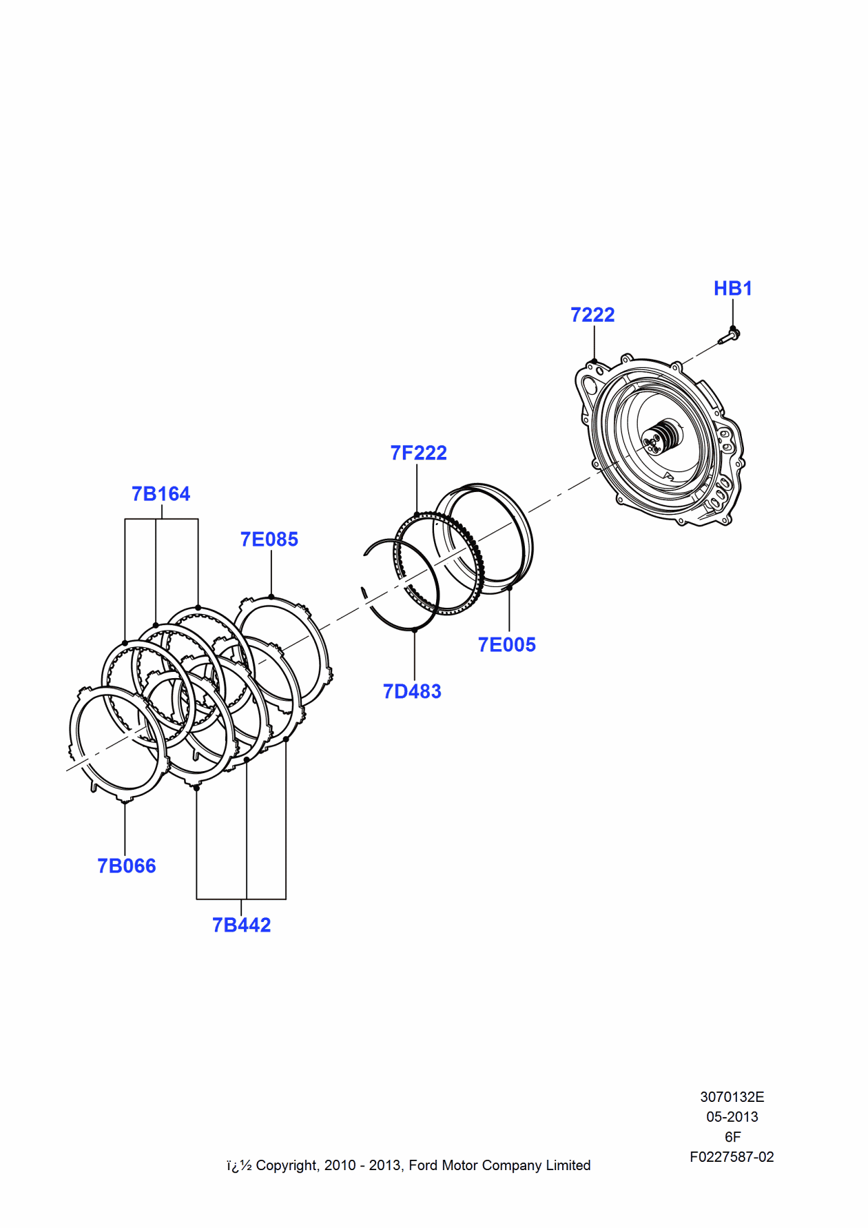 Ford BT4Z-7B066-A Spacer