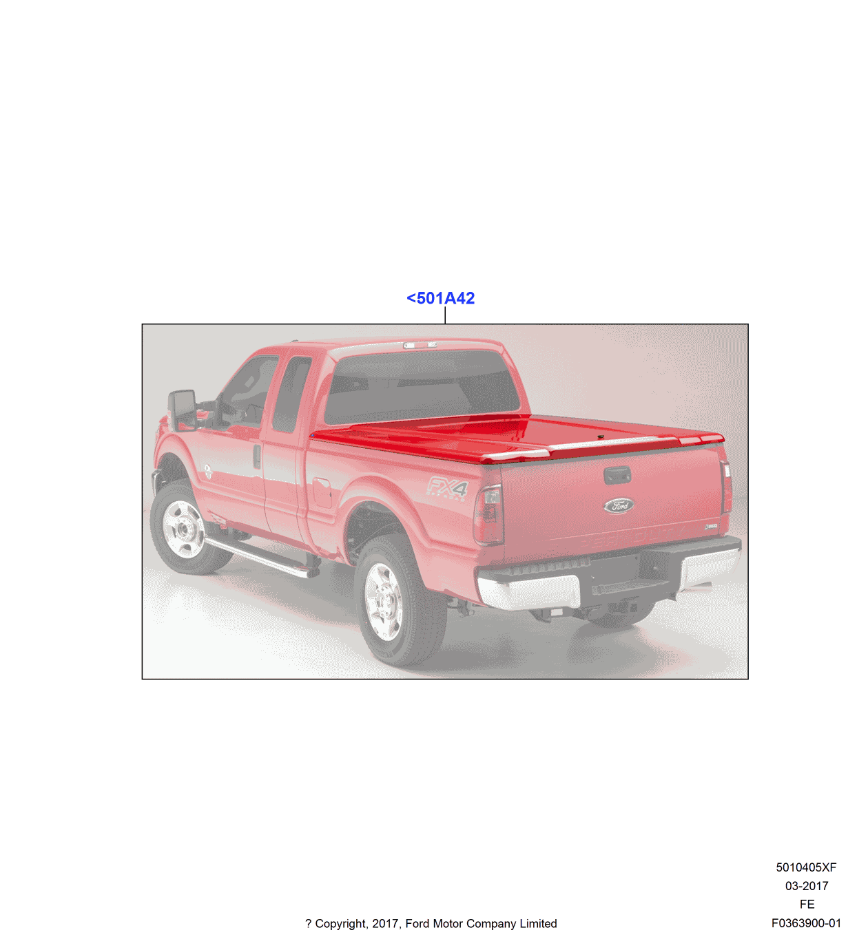 Ford VHC3Z-99501A42-AM Cover - Tonneau