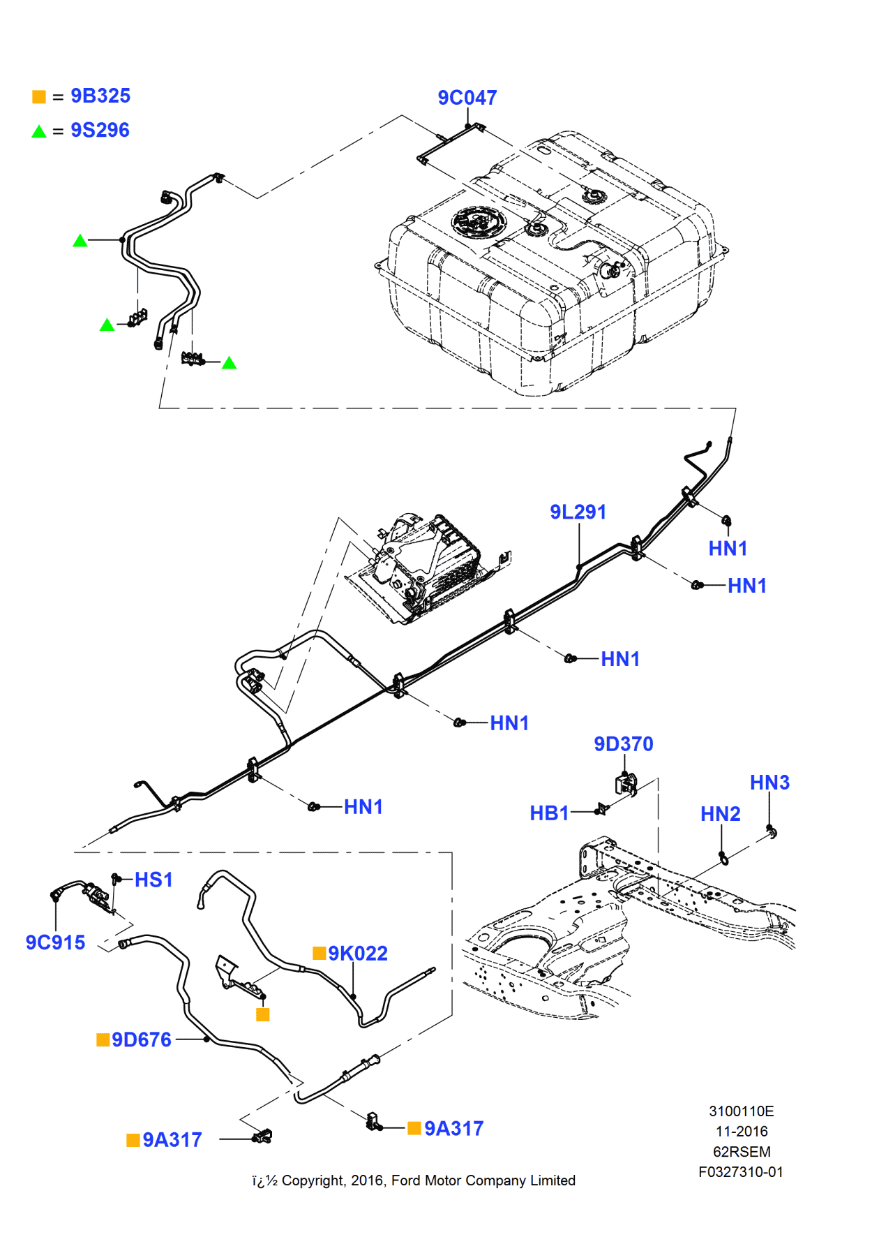 Ford GC2Z-9L291-Y Tube Assembly