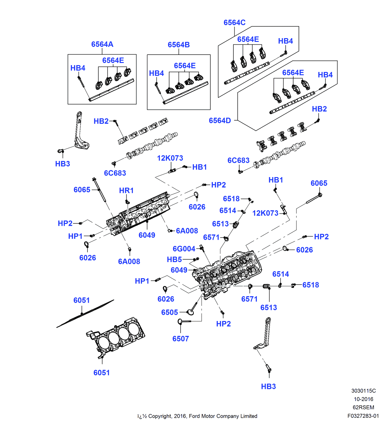 Ford AL3Z-00812-B Bolt