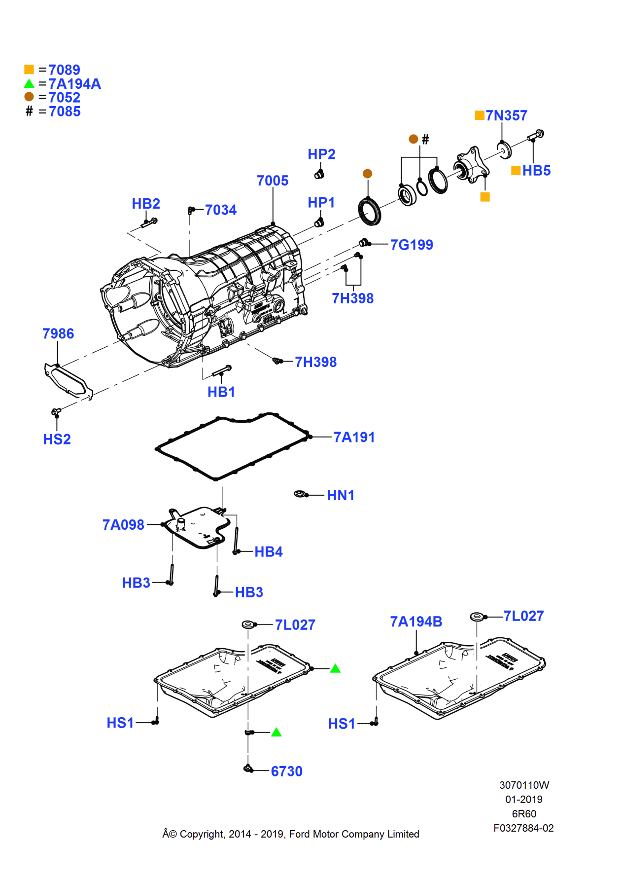 Ford -W714685-S437 Bolt