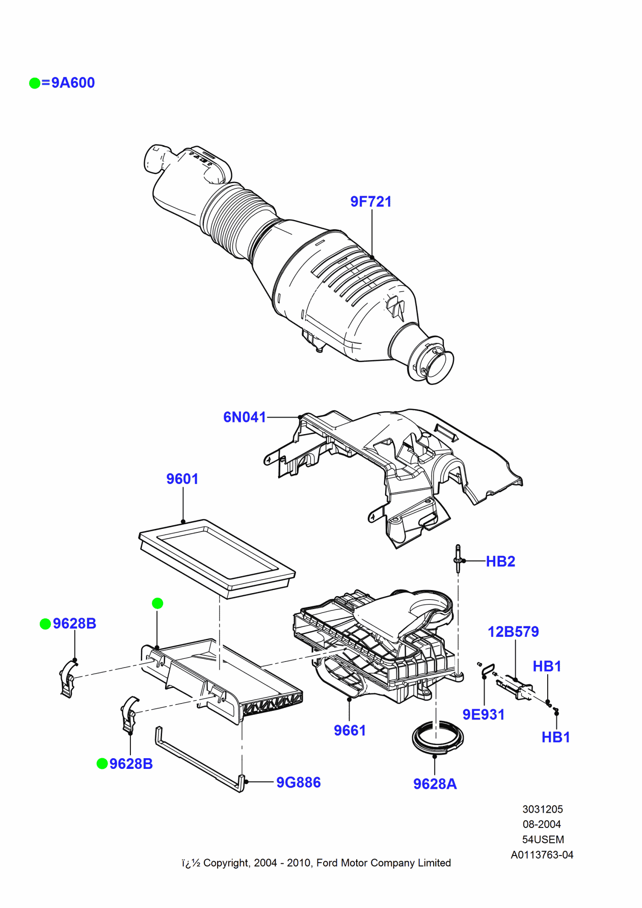 Ford 5L7Z-6N041-AE Insulator