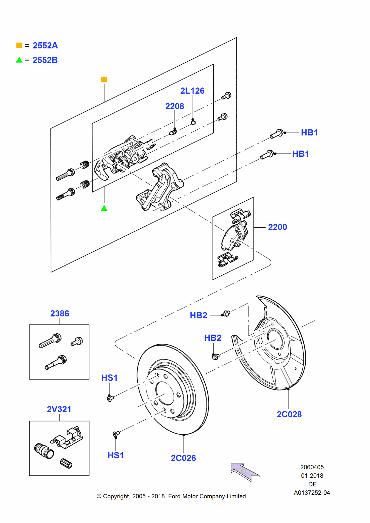 Ford G2MZ-2V026-BBA Disc - Brake