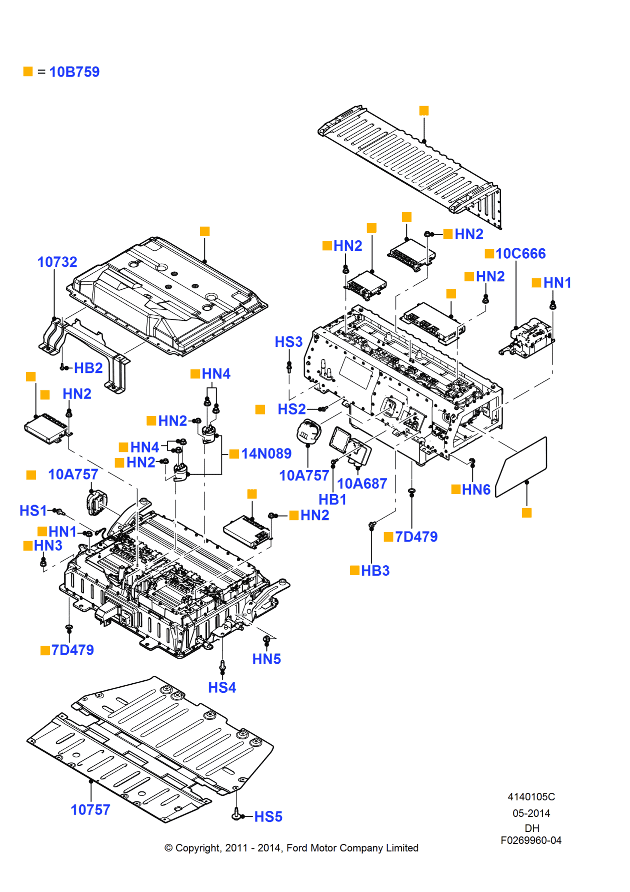 Ford -W716294-S450 Nut