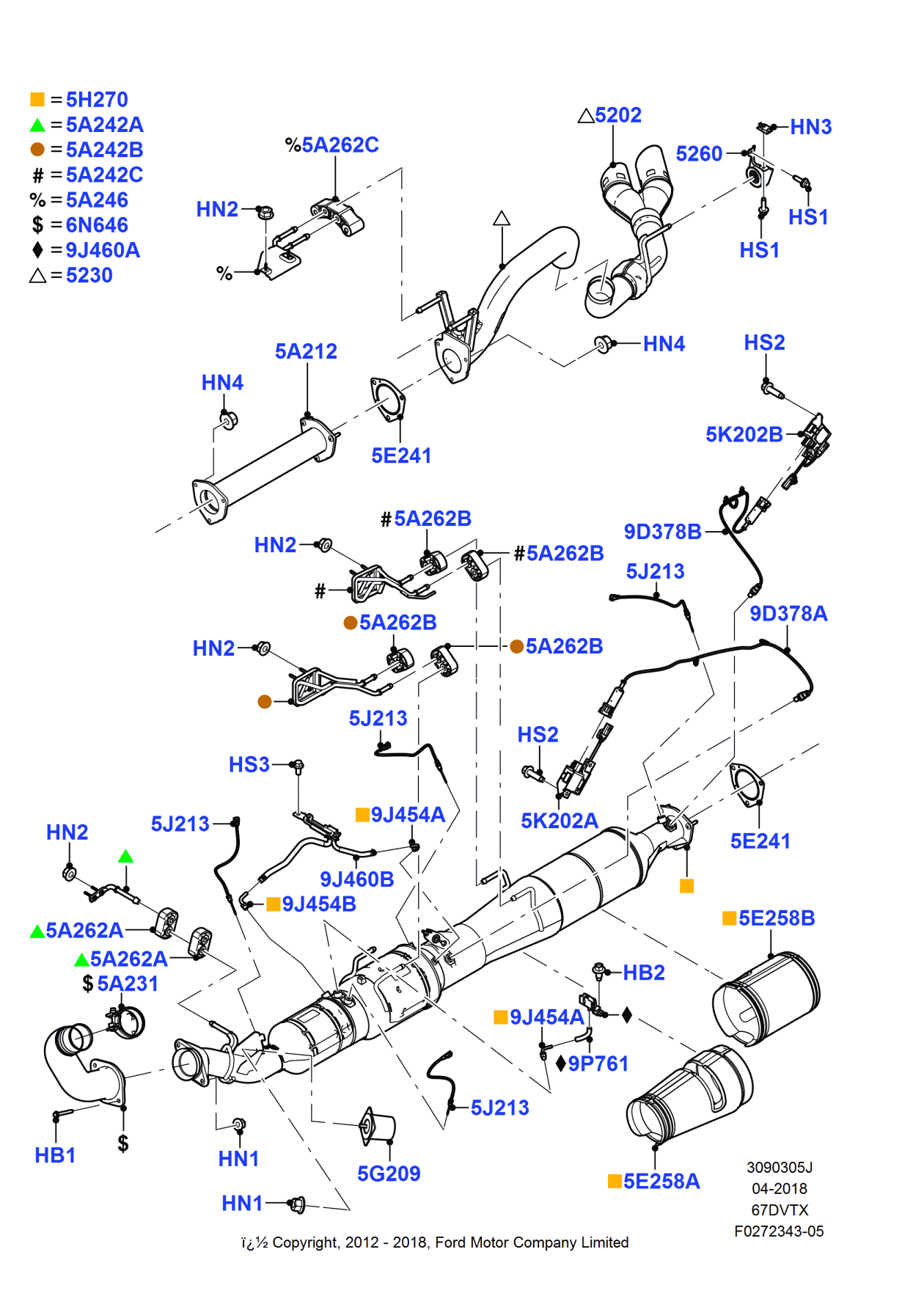 Ford DC3Z-9J460-E Sensor Assembly