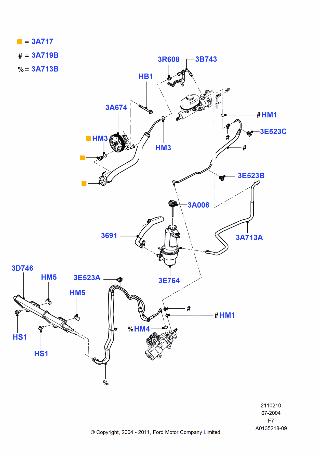Ford 6C3Z-3R608-DA Connector