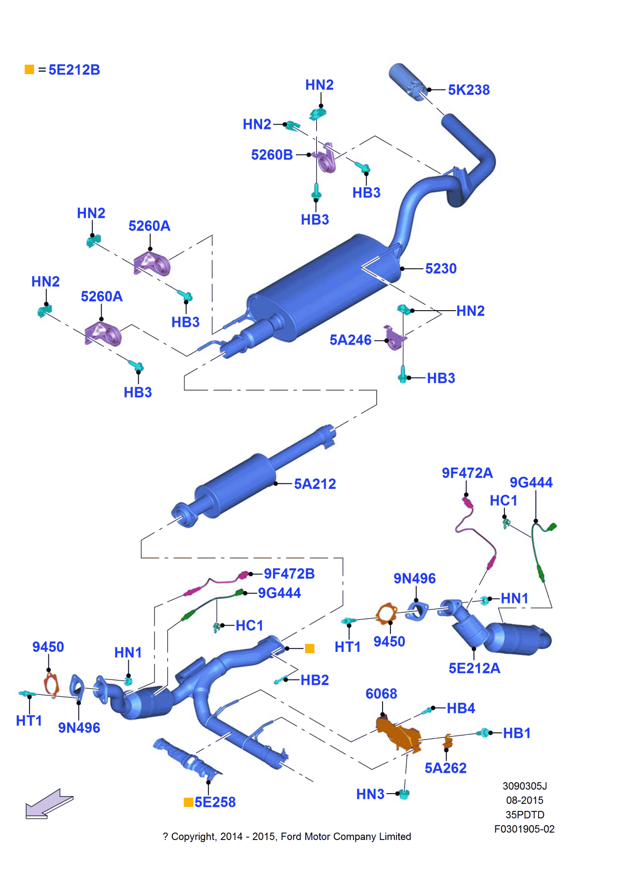 Ford FL3Z-5E212-B Converter Assembly