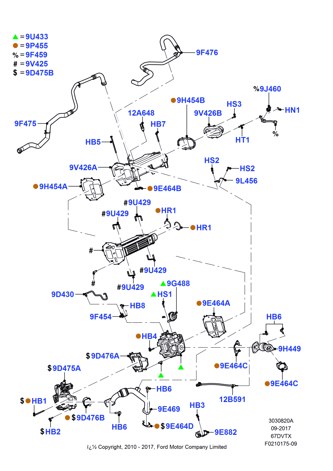 Ford -W715283-S437 Stud