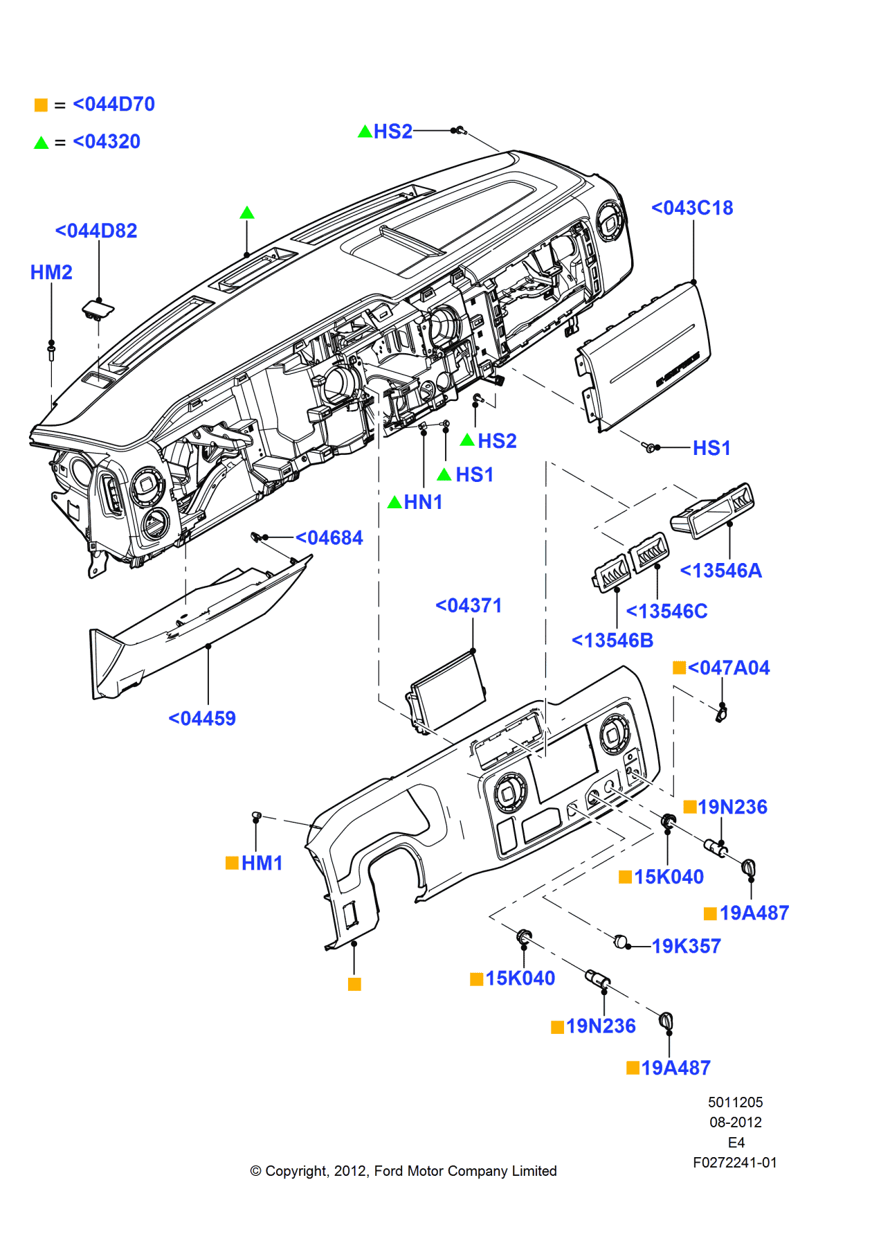 Ford -W706458-S300 Cap