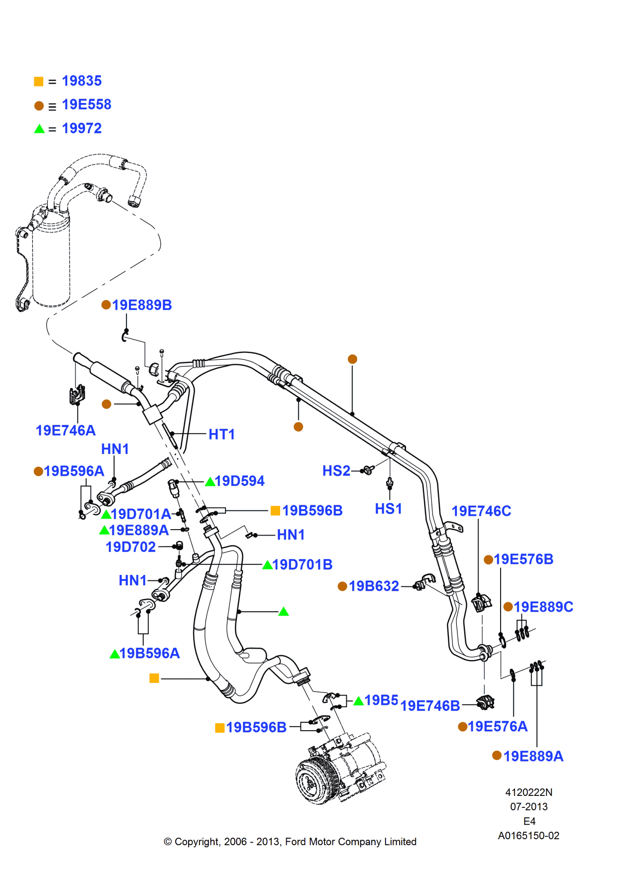 Ford CC2Z-19E558-C Tube Assembly