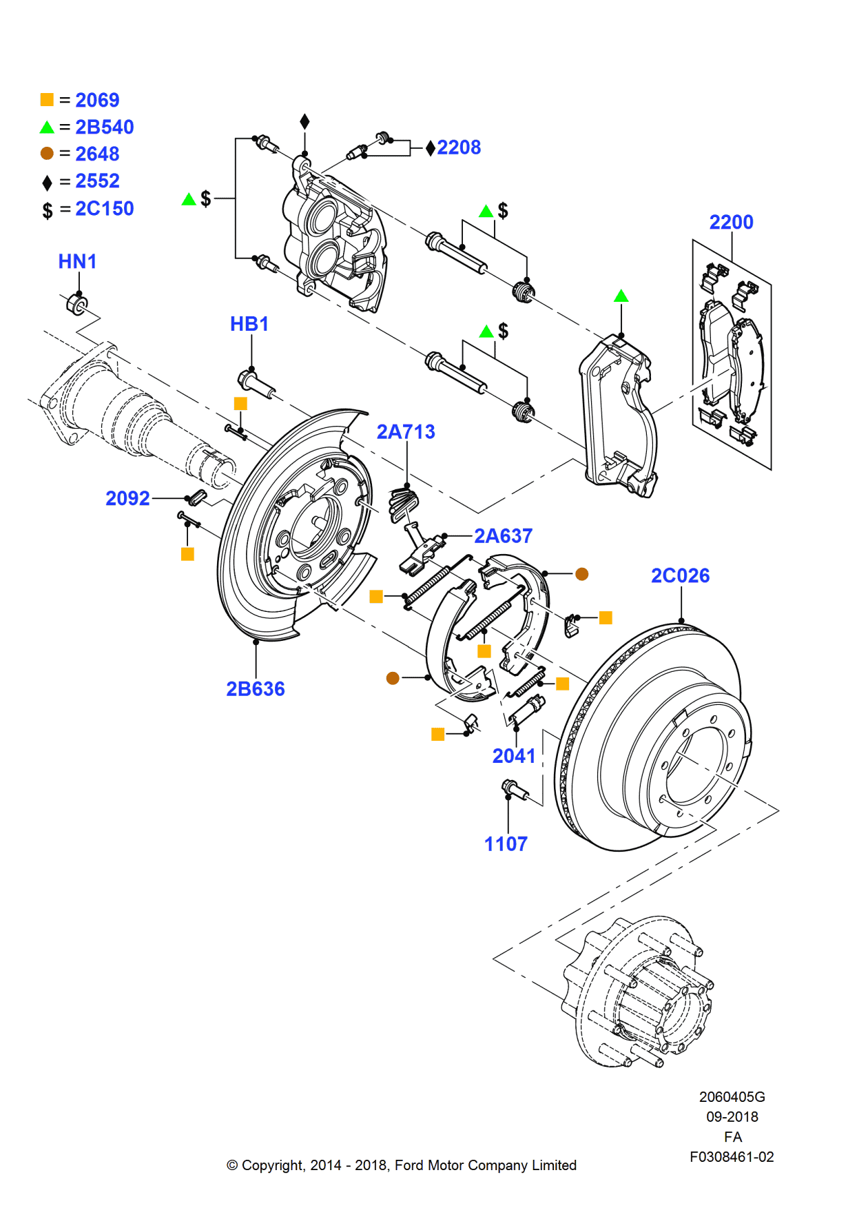 Ford G2MZ-2V026-ARA Disc - Brake