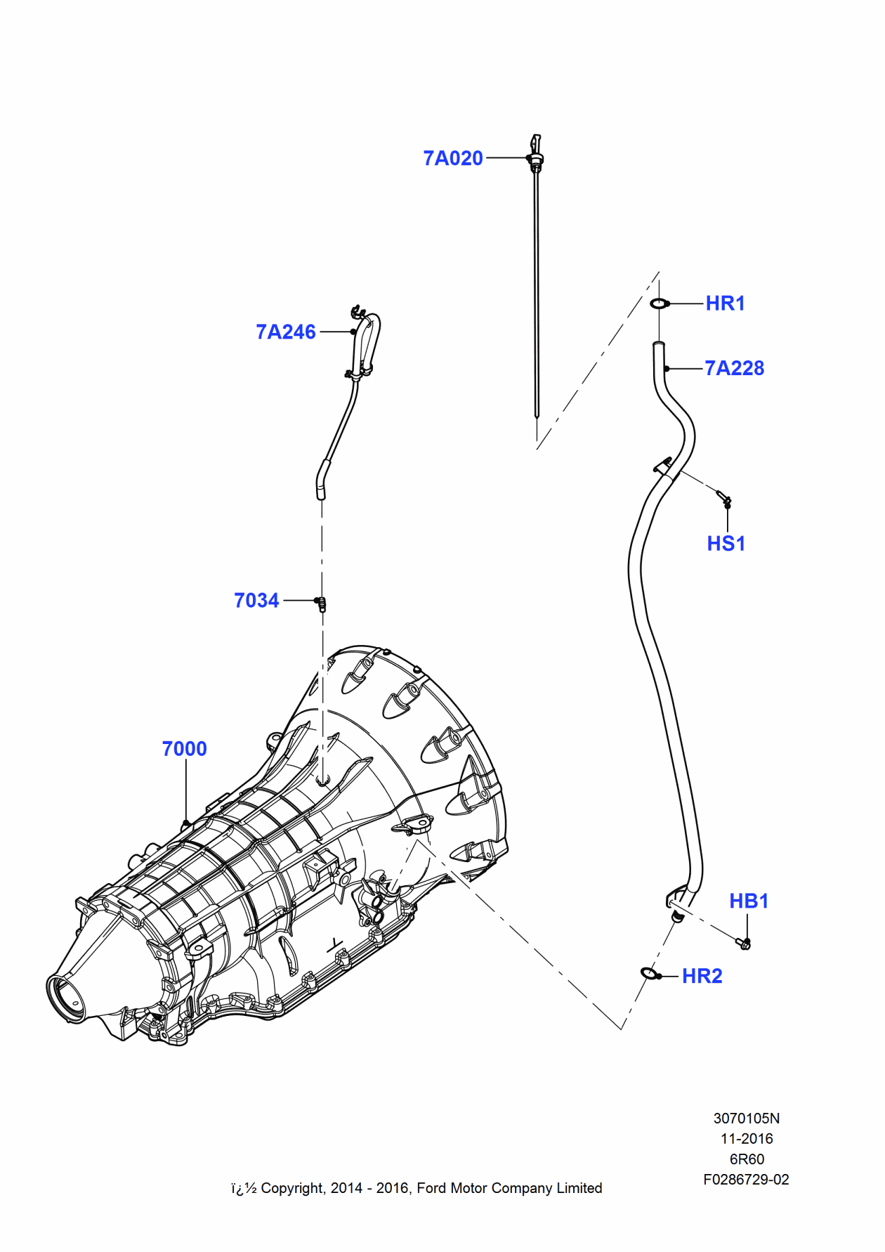 Ford GC2Z-7A020-A Indicator Assembly - Oil Level