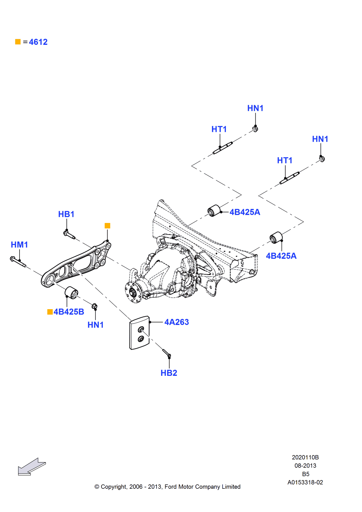 Ford FL1Z-4382-A Bolt