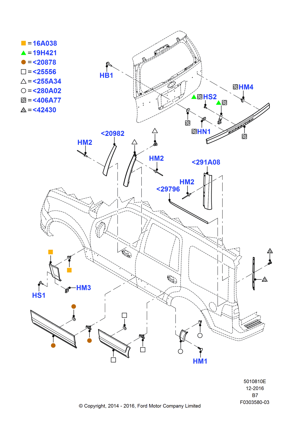 Ford -W520822-S424 Nut