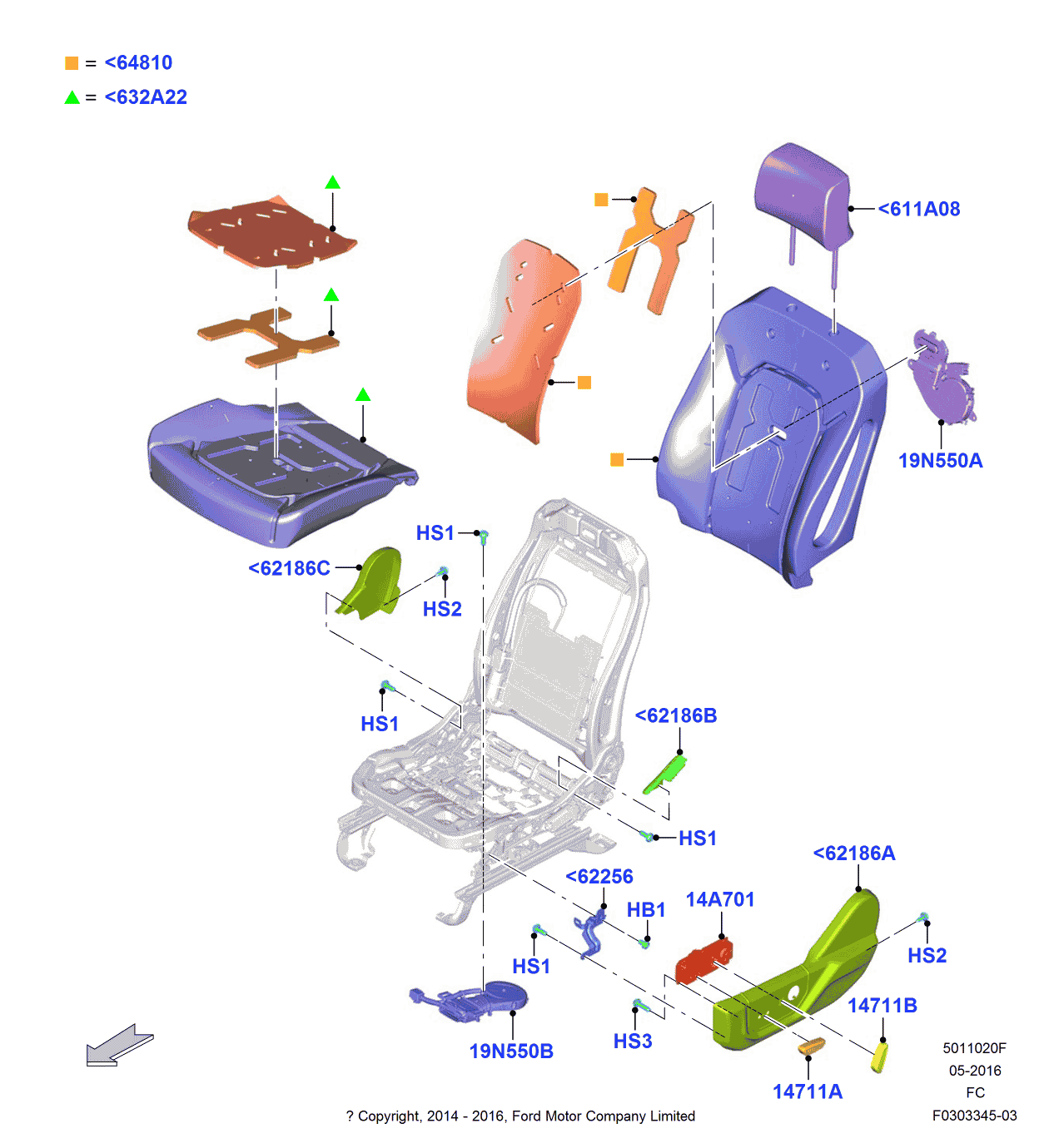 Ford FL3Z-1562187-CA Shield Assembly, Driver Side