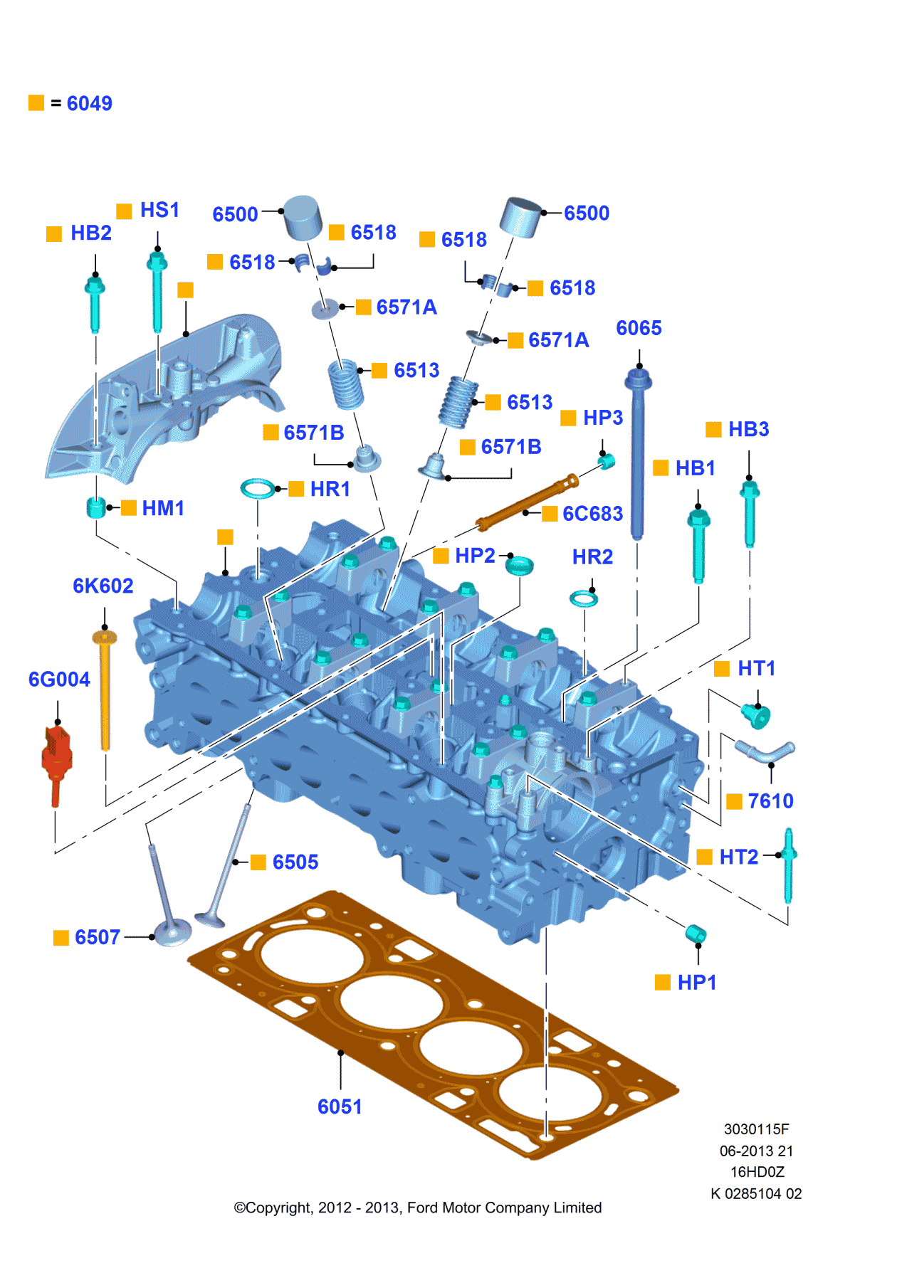 Ford -W716643-S437 Bolt