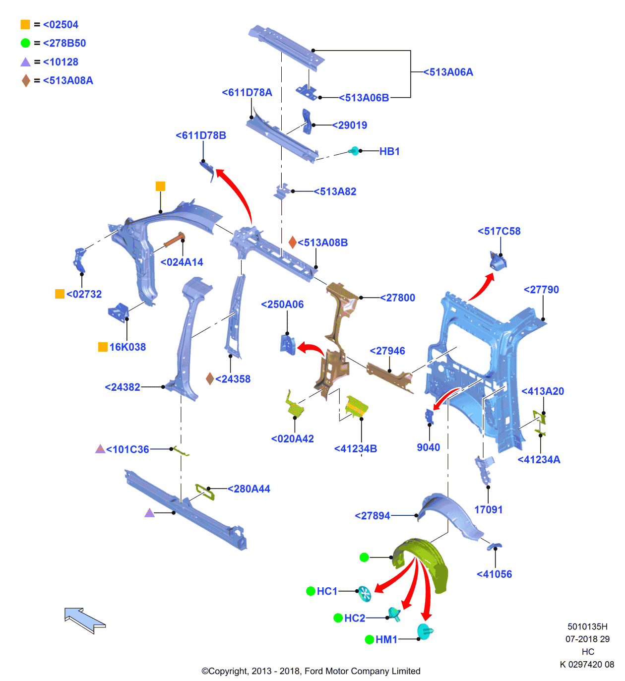 Ford DT1Z-9040-A Bracket