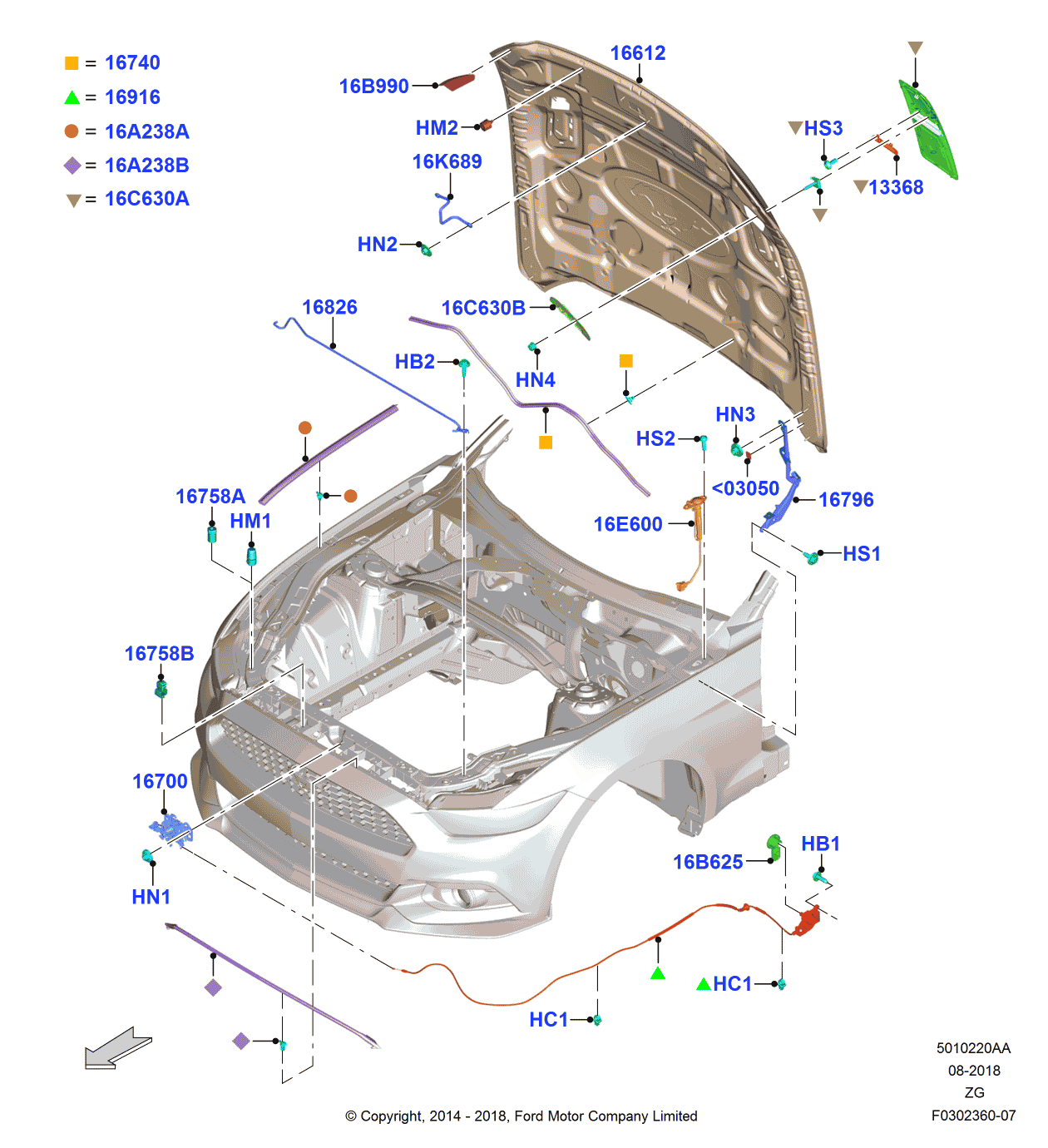 Ford -W504755-S450B Screw