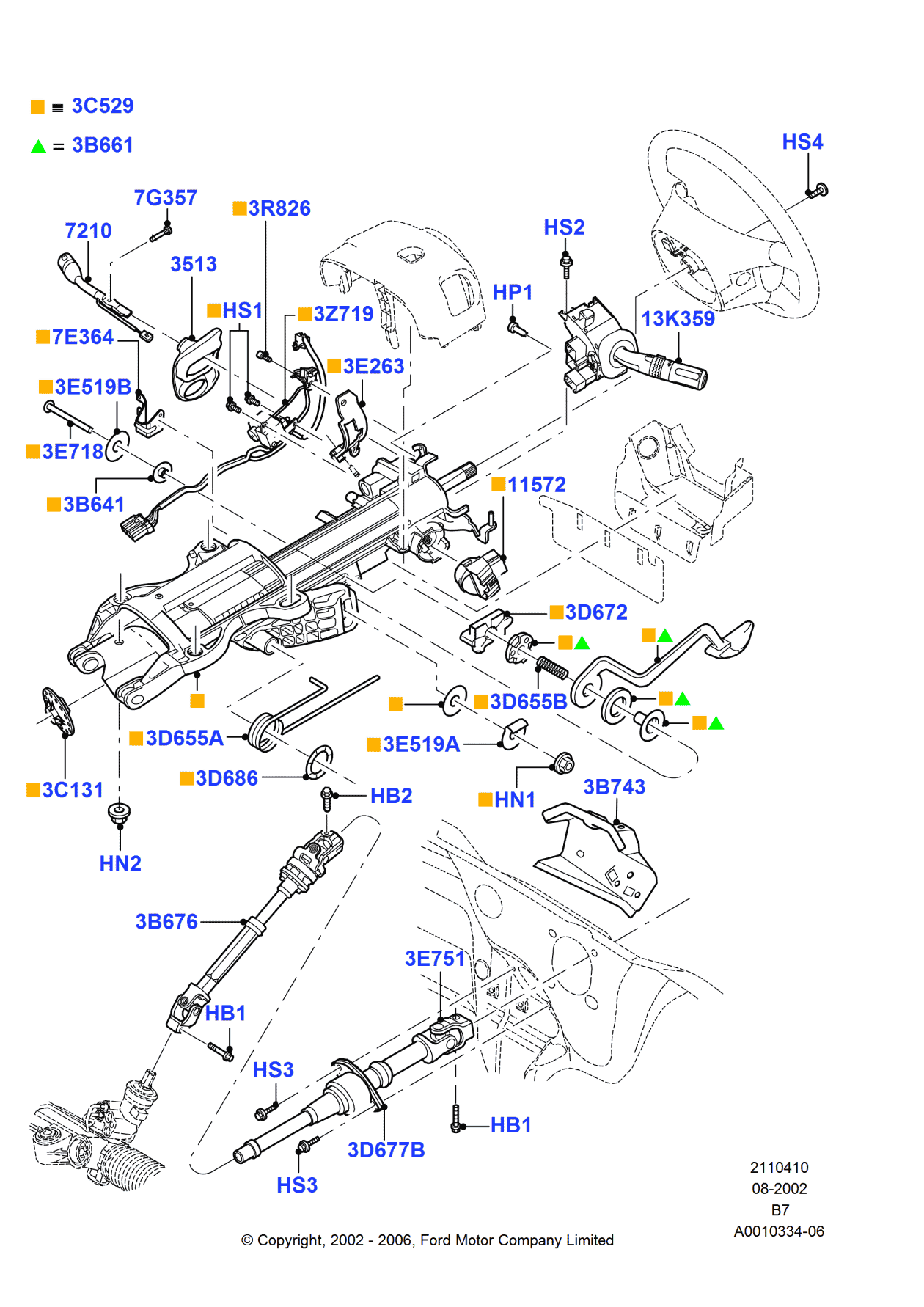 Ford 2L1Z-3R826-AA Bolt