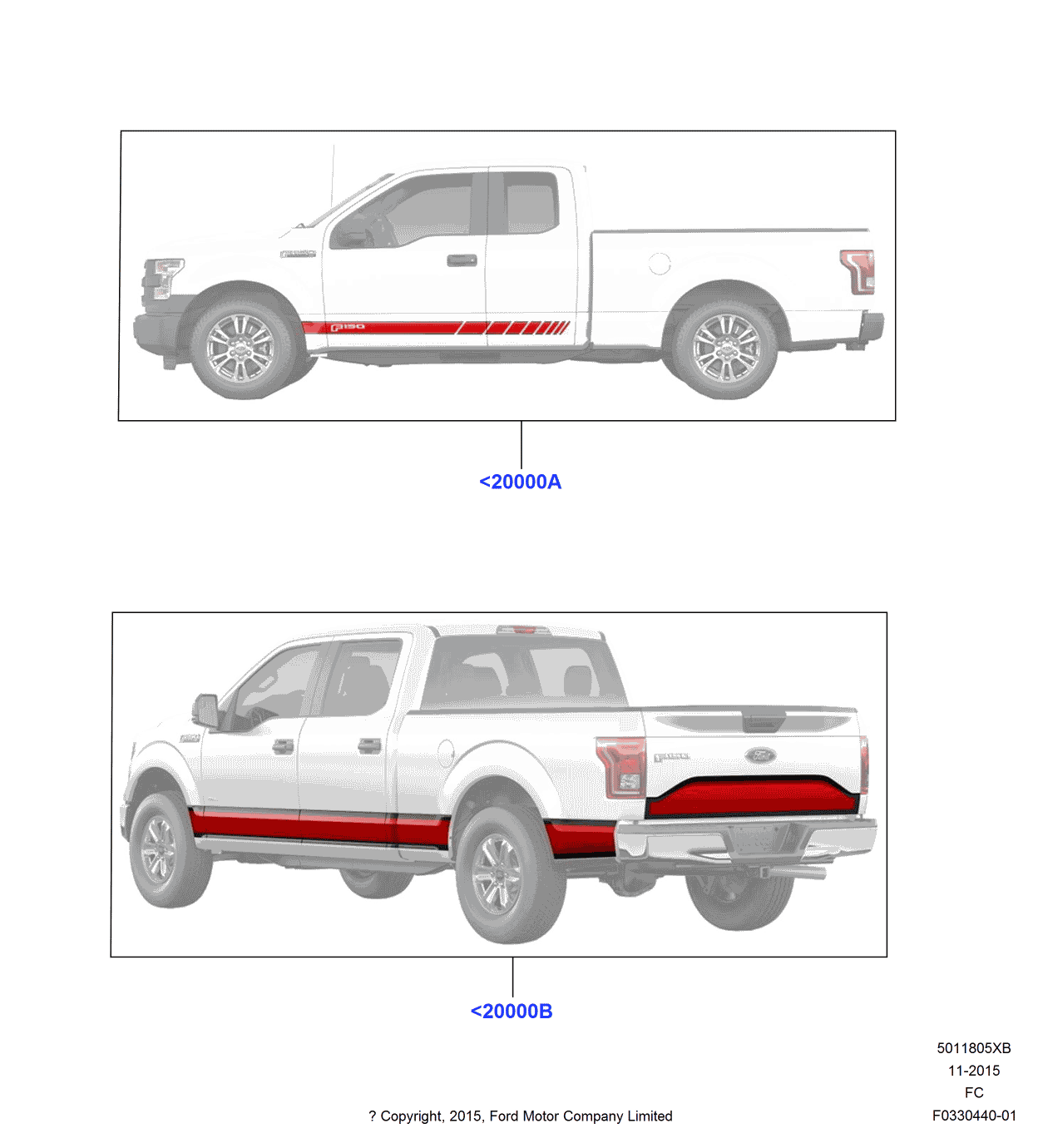 Ford VGL3Z-9920000-K Kit - Decal