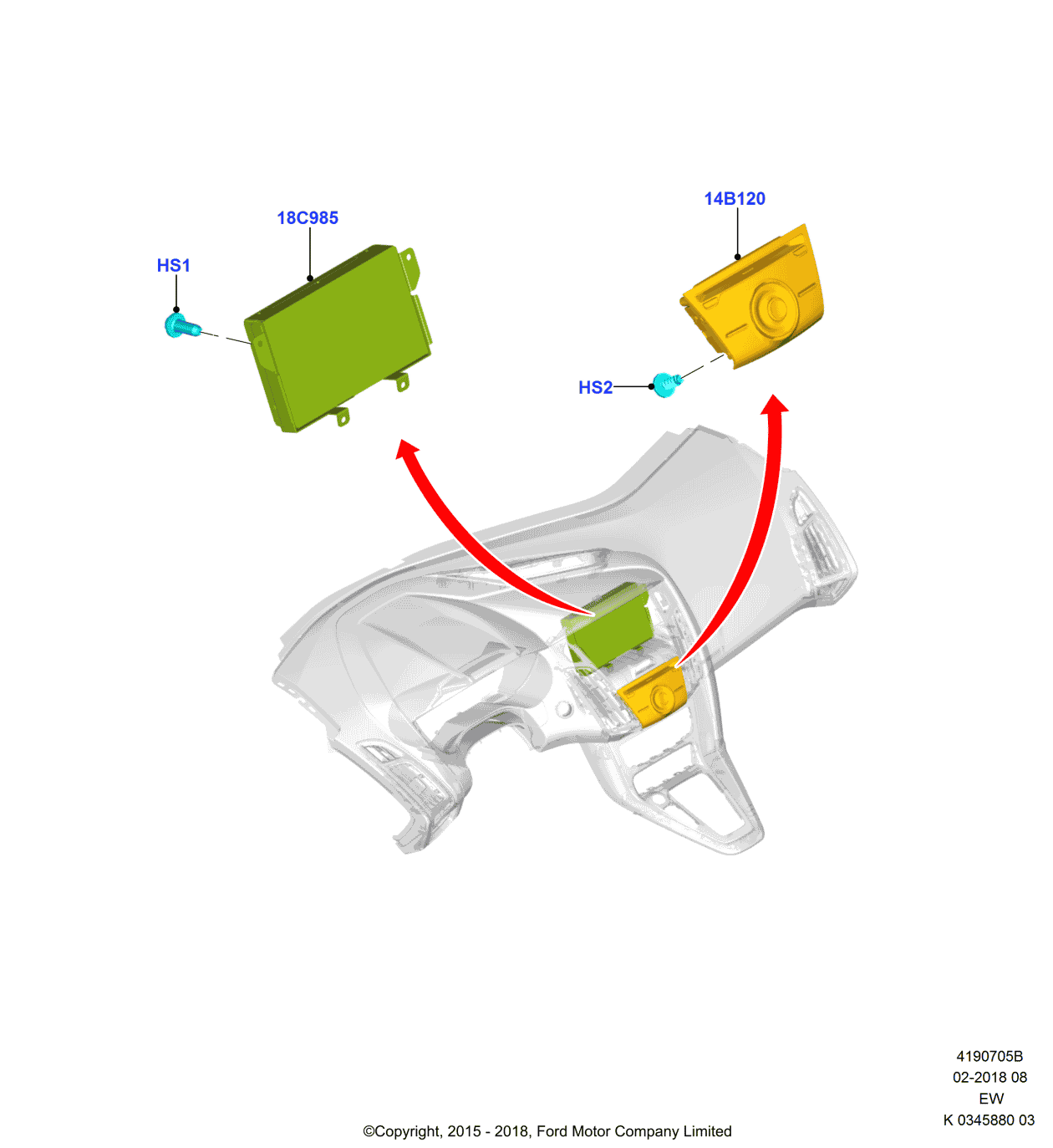 Ford -W506963-S303 Screw