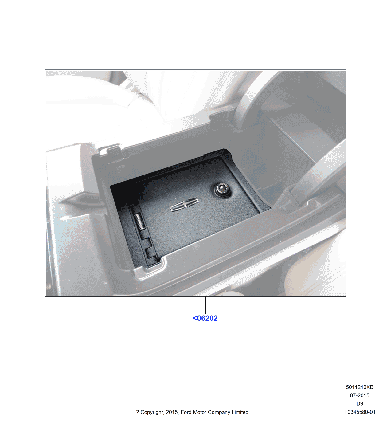 Ford VG2GZ-9906202-A Compartment Assembly - Stowage