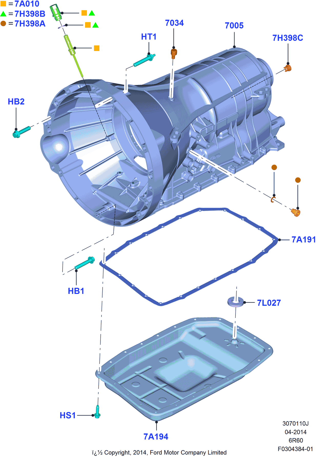 Ford FR3Z-7005-B Case Assembly - Transmission