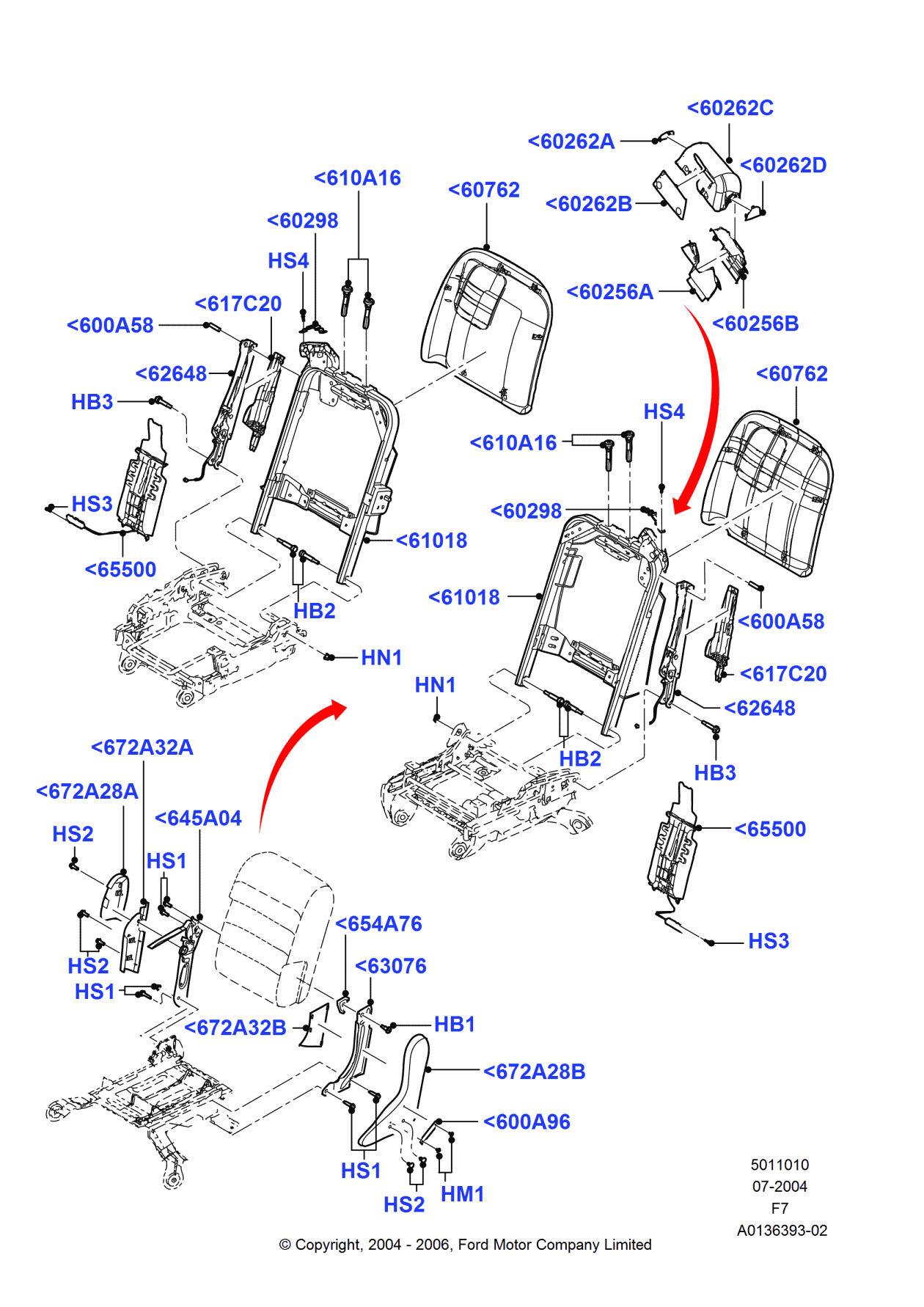 Ford 5C3Z-28617C20-AA Cover - Seat Back Latch