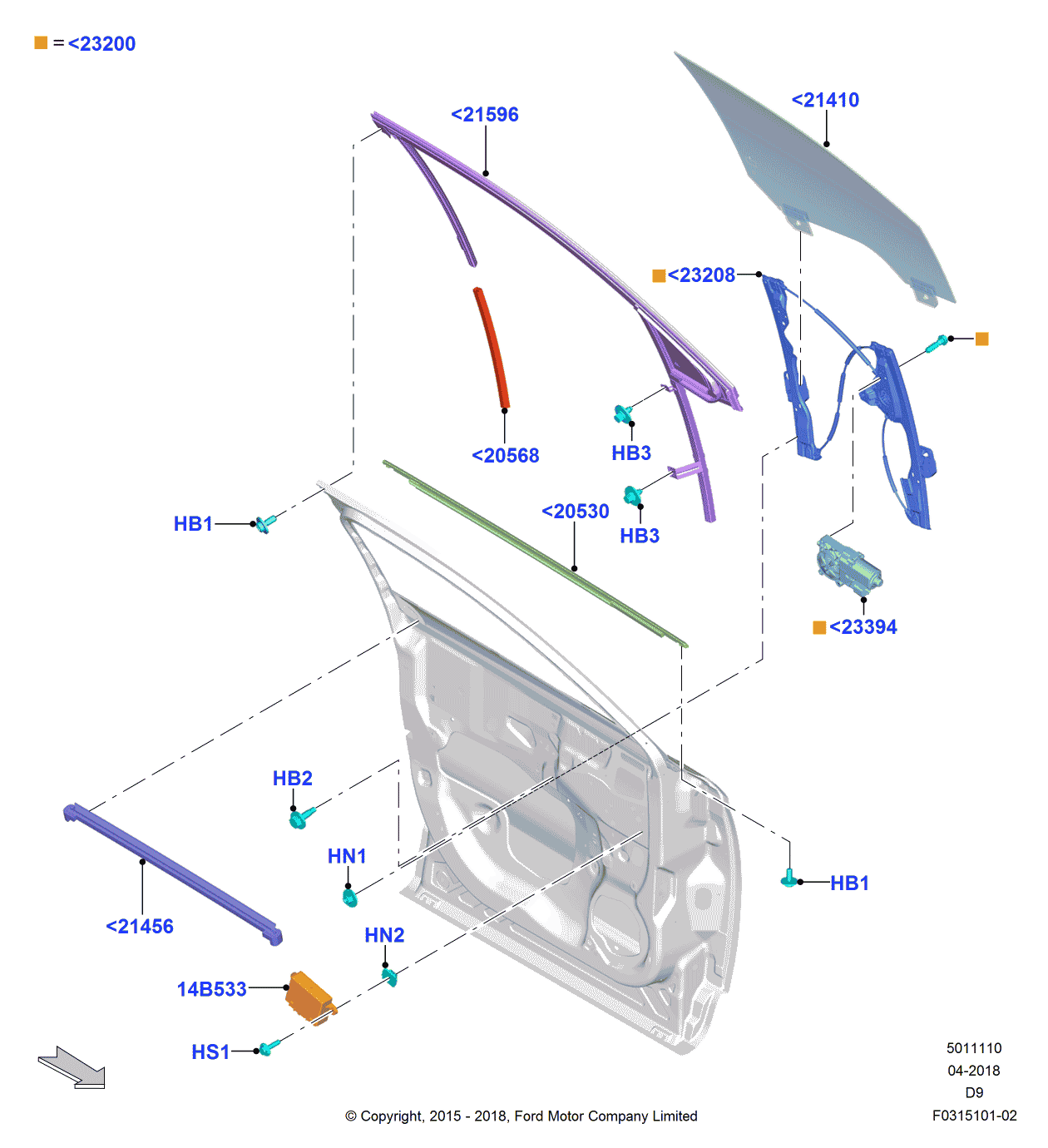 Ford -W718589-S442 Bolt And Lockwasher Assembly - Hexagon Head