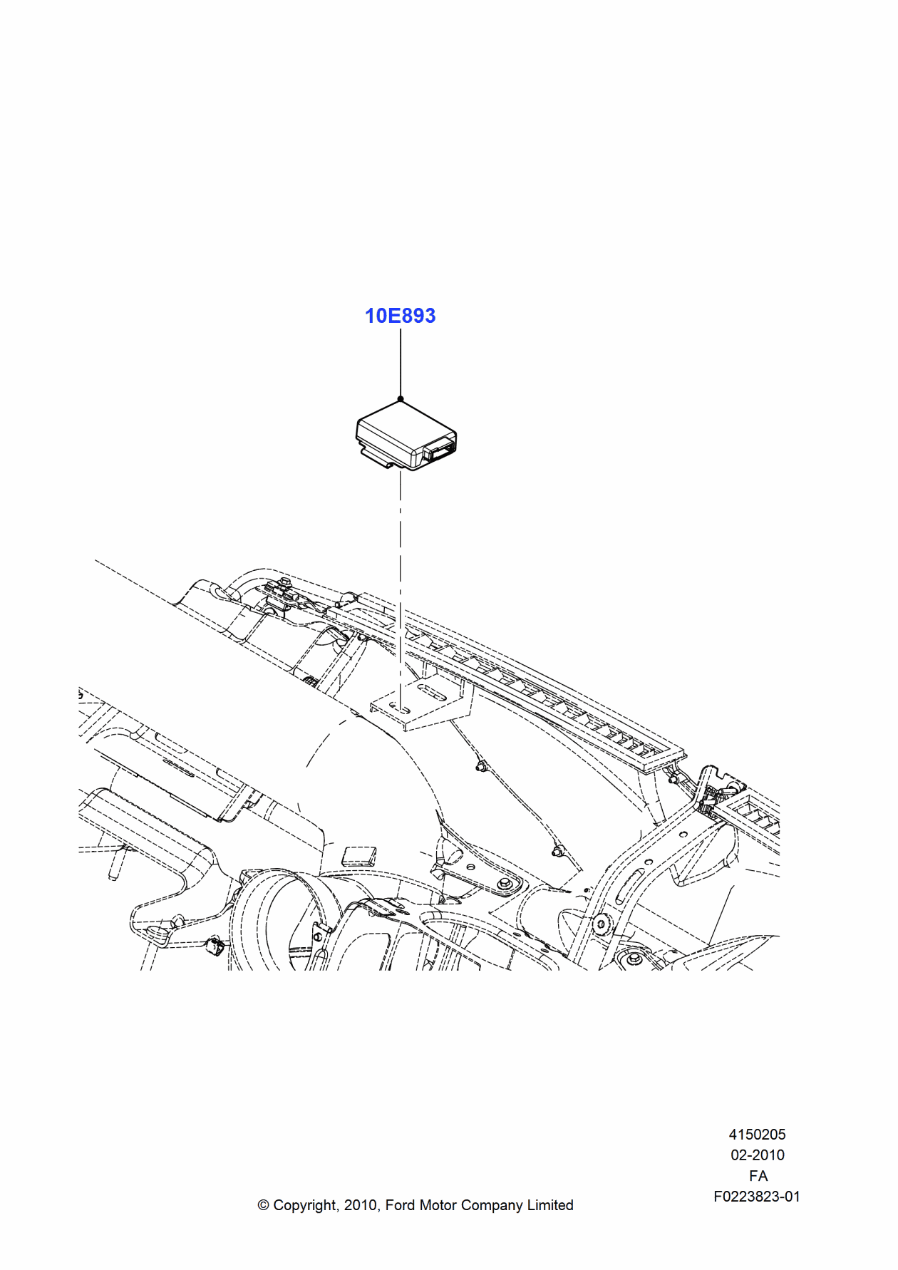 Ford DC3Z-10E893-D Aerial Assembly - Gps