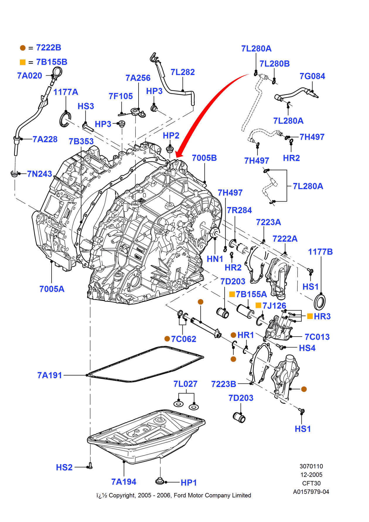 Ford -W302323-S439 Screw