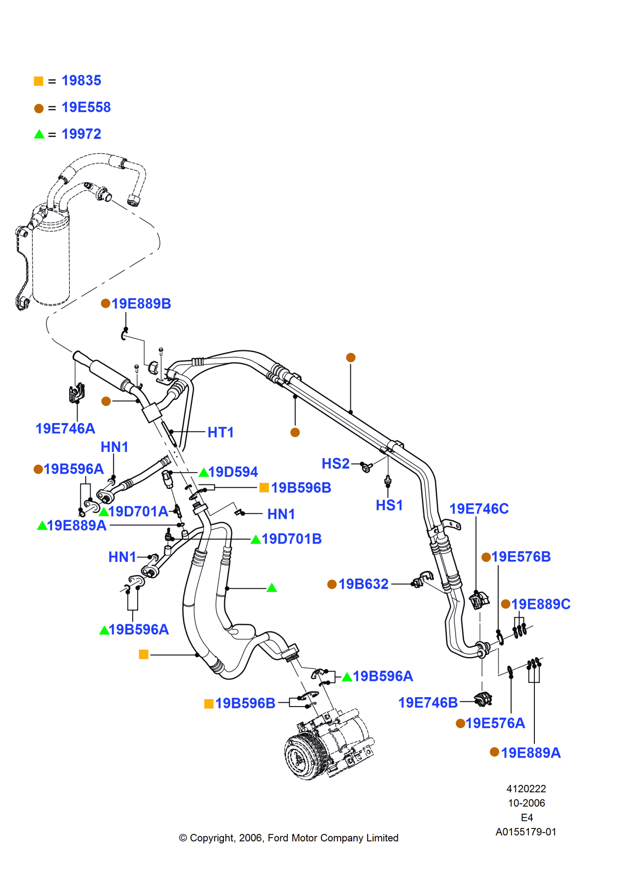 Ford CC2Z-19972-A Tube Assembly