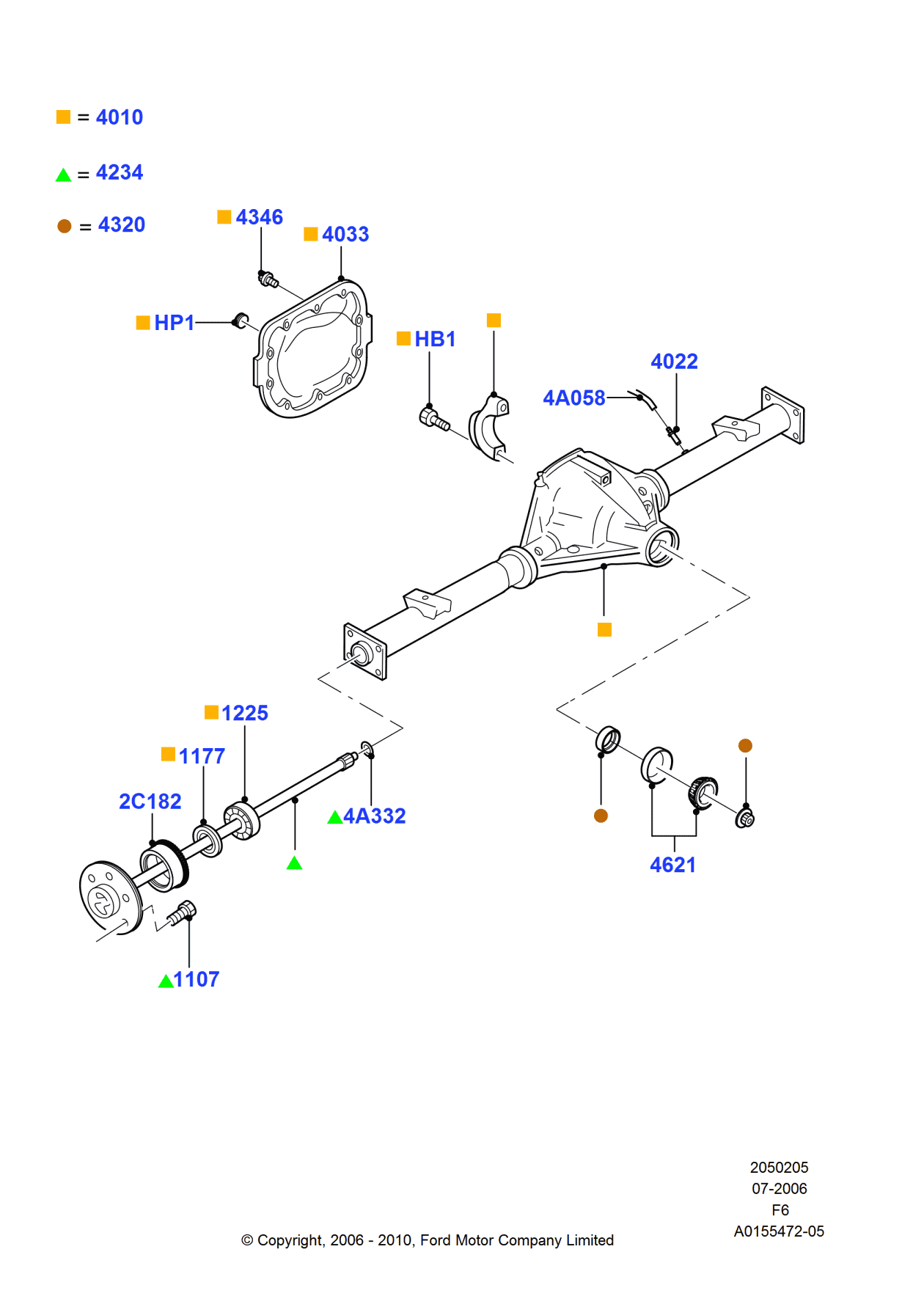 Ford EL3Z-4A058-A Hose Assembly