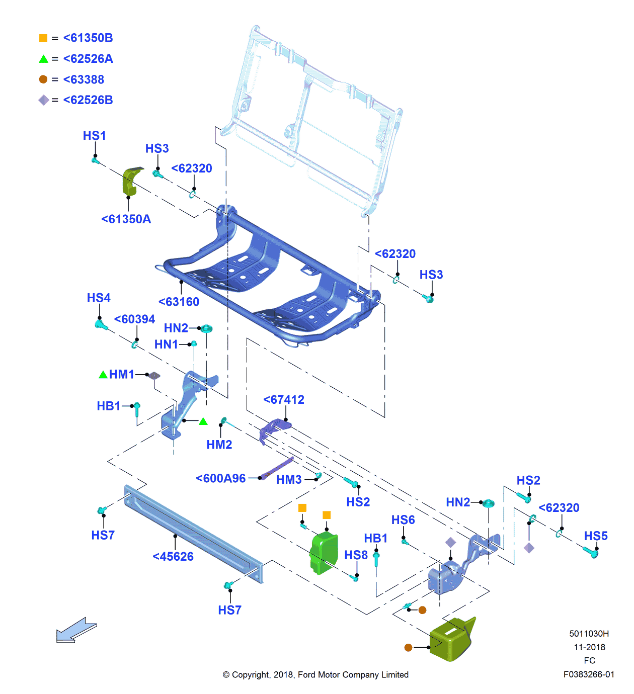 Ford FL3Z-1663389-AH Cover