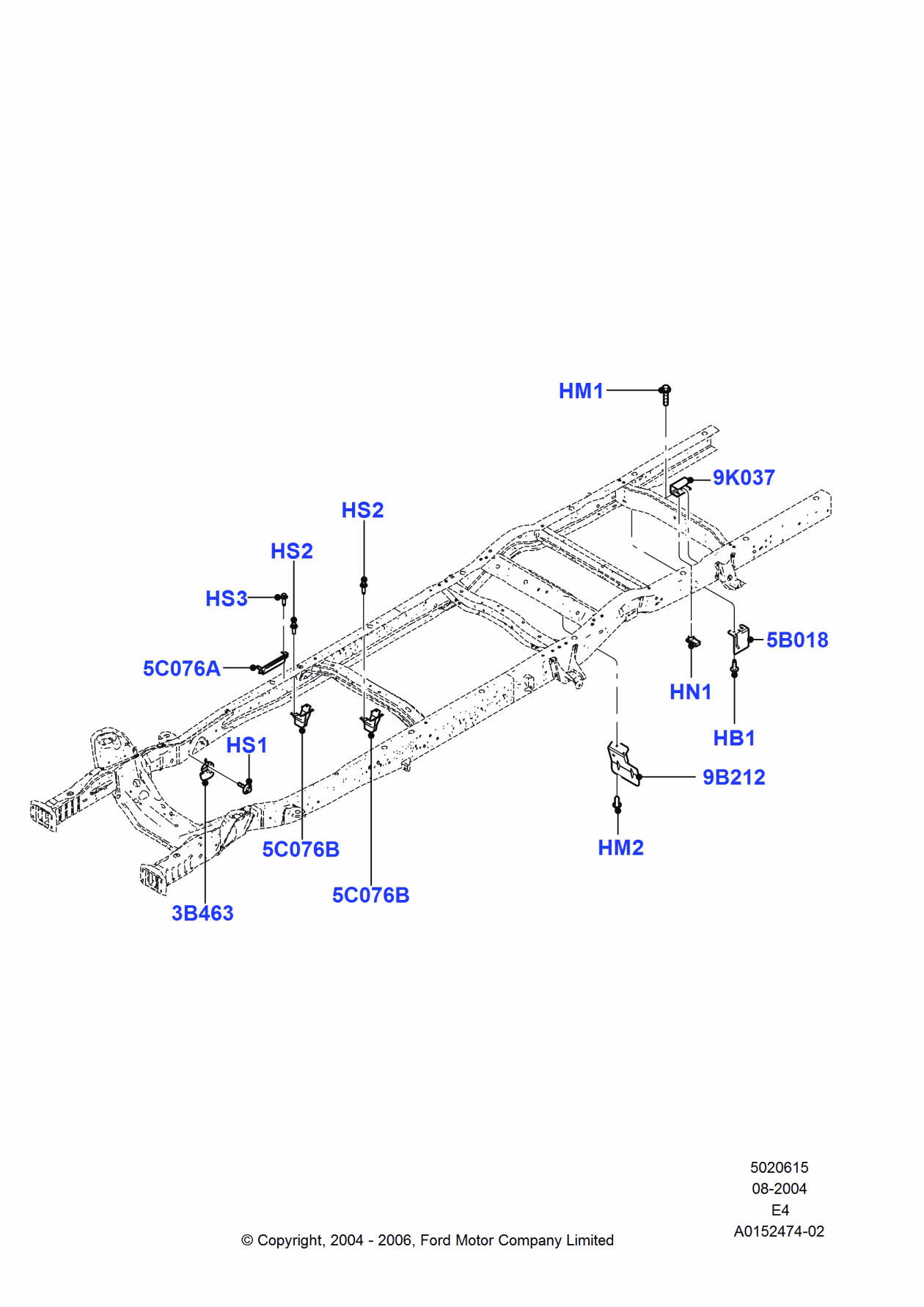 Ford 1C2Z-9K037-AA Bracket, Rear